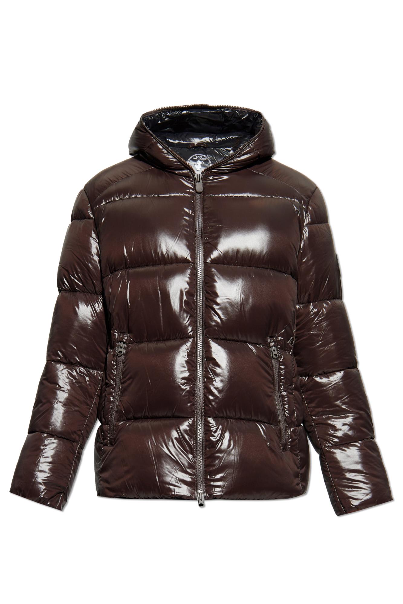 Shop Save The Duck Padded Jacket Edgard In Brown Black