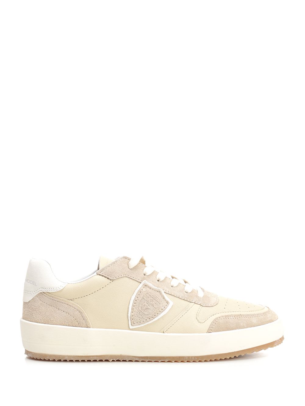 Shop Philippe Model Nice Sneaker In Beige