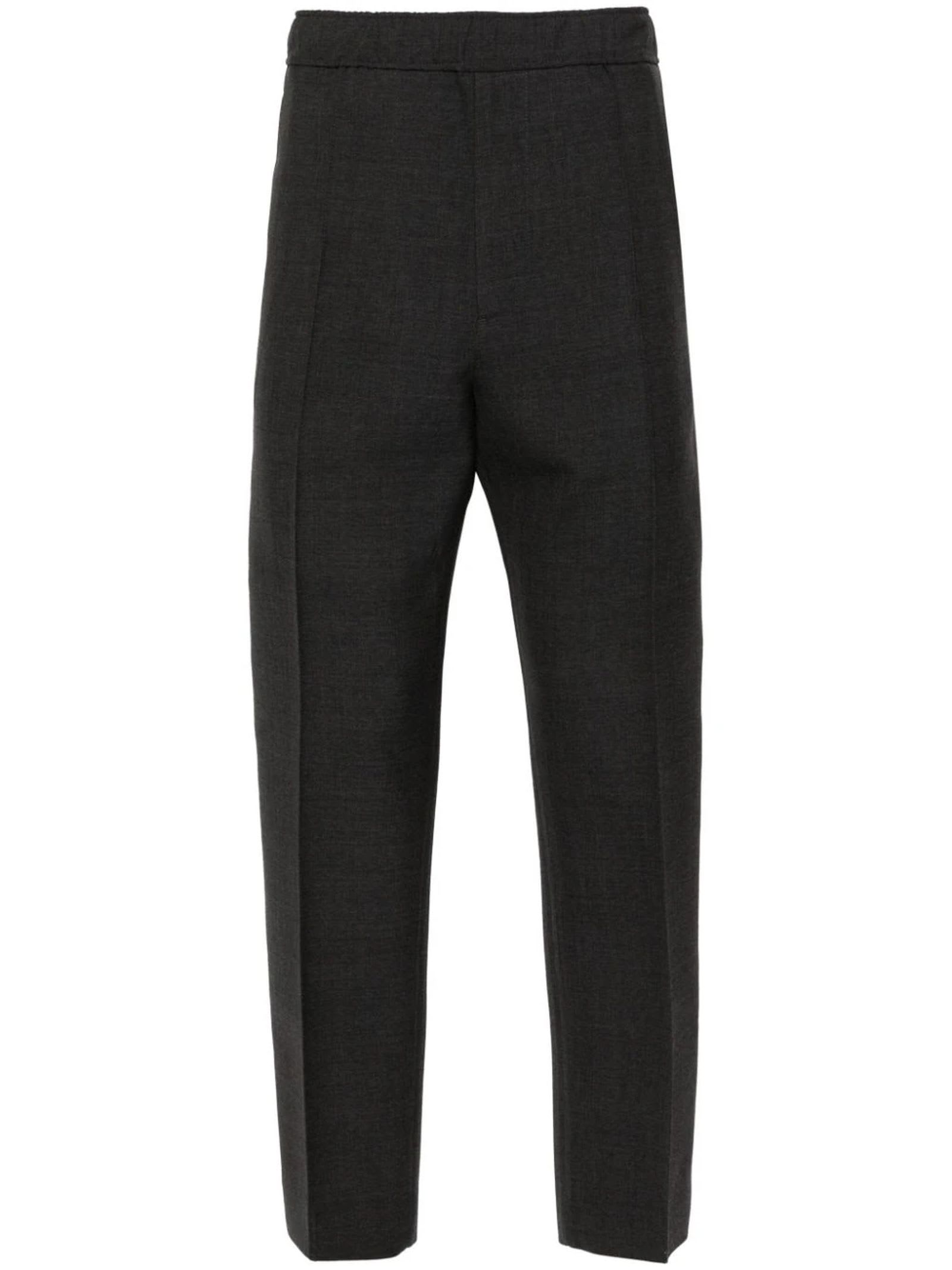 Shop Lanvin Trousers Black