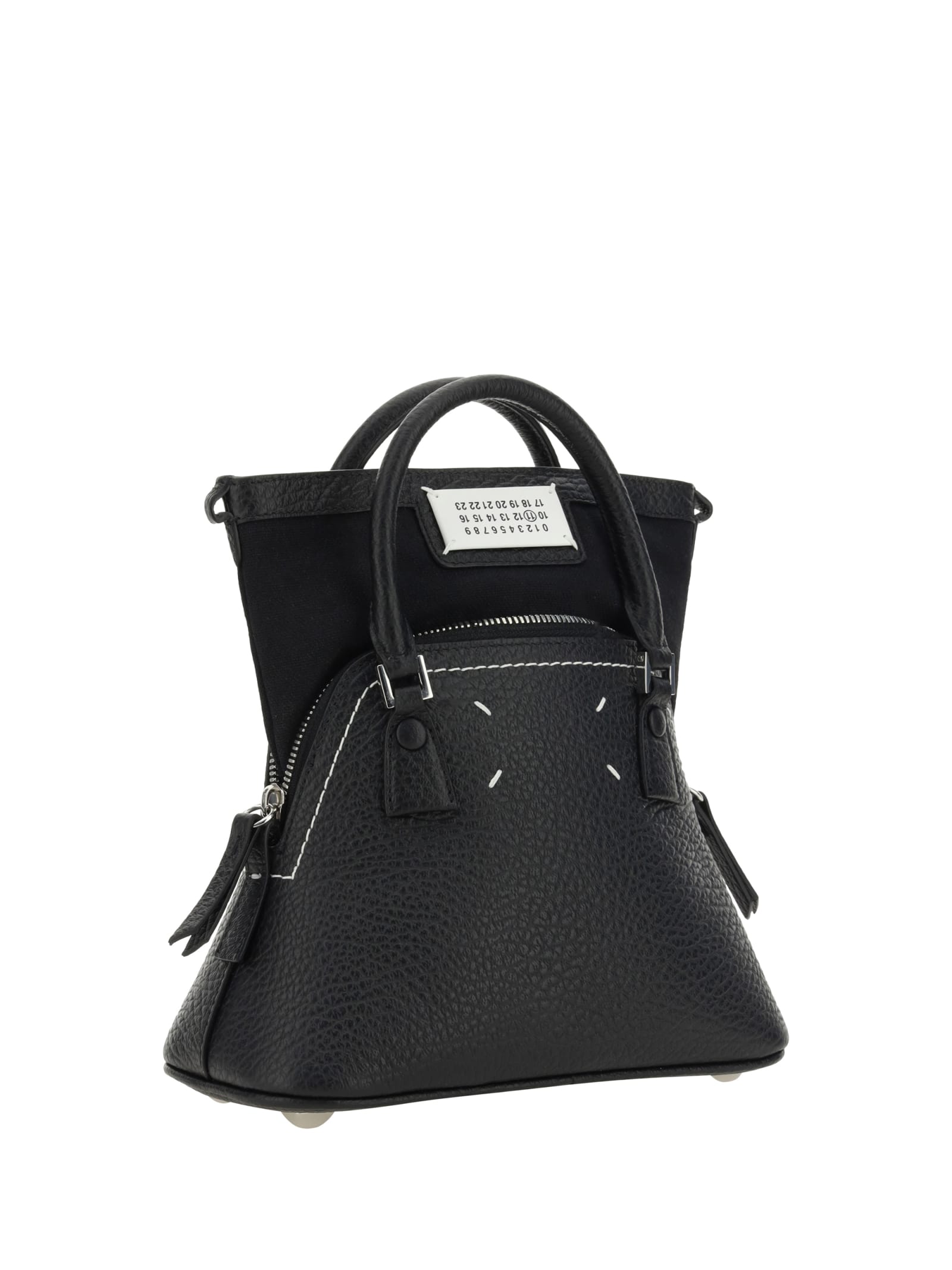 Shop Maison Margiela 5ac Handbag In Black