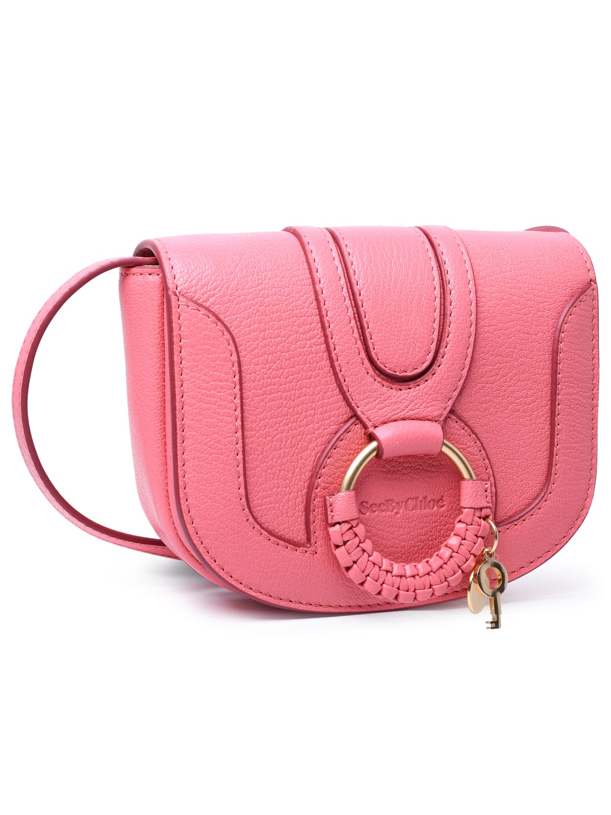 Shop See By Chloé Hana Pink Small Leather Bag