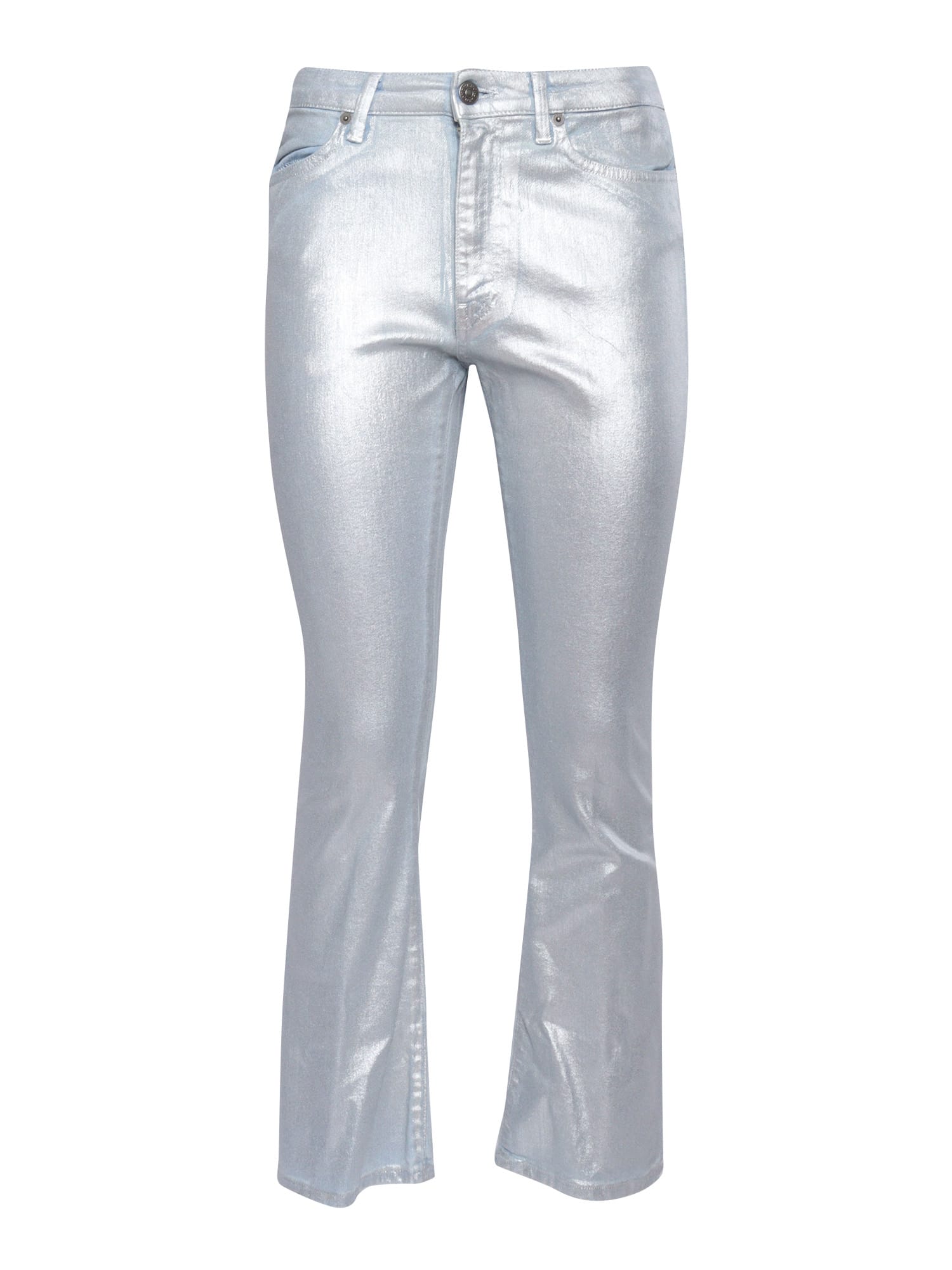 Shop Dondup Silver Jeans In Blue