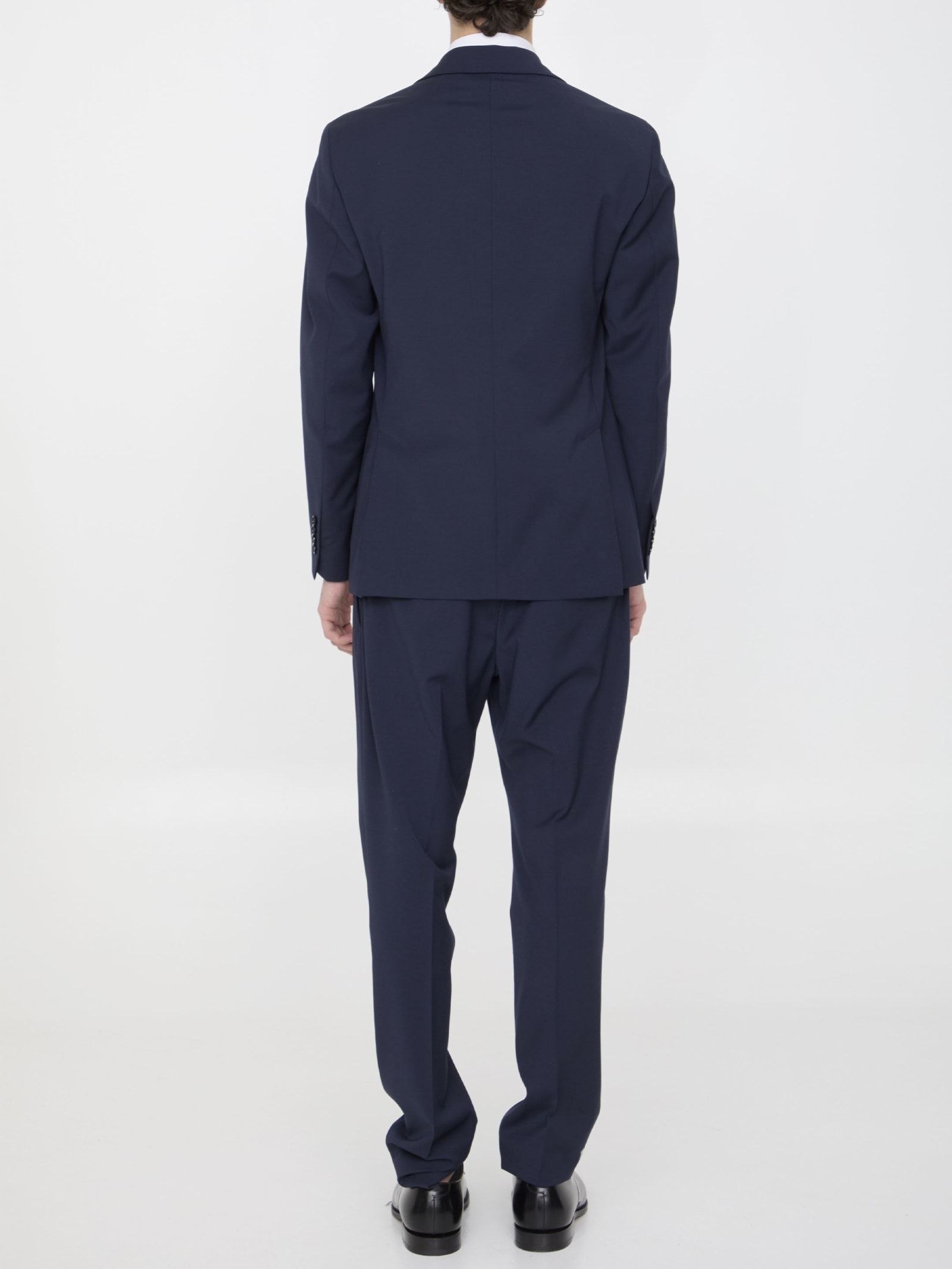 Shop Lardini Two-piece Suit In Blue