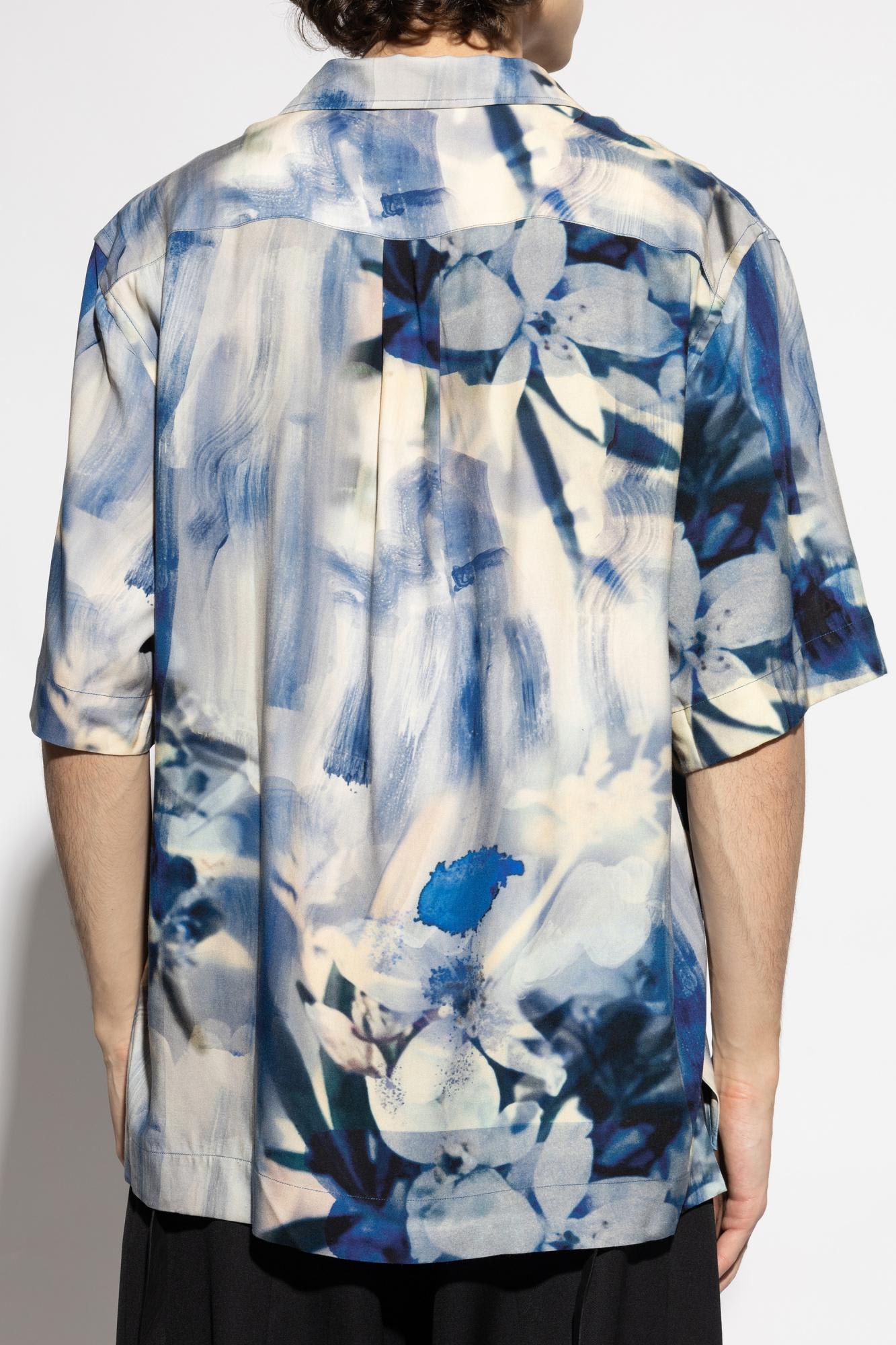 Shop Paul Smith Short-sleeve Shirt In Blue