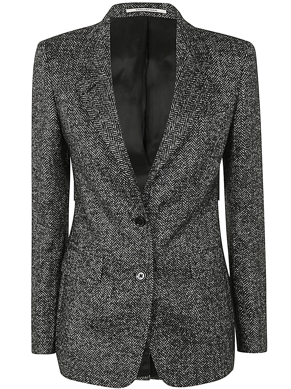 Shop Tagliatore J-parigi Woman Jacket In Black White