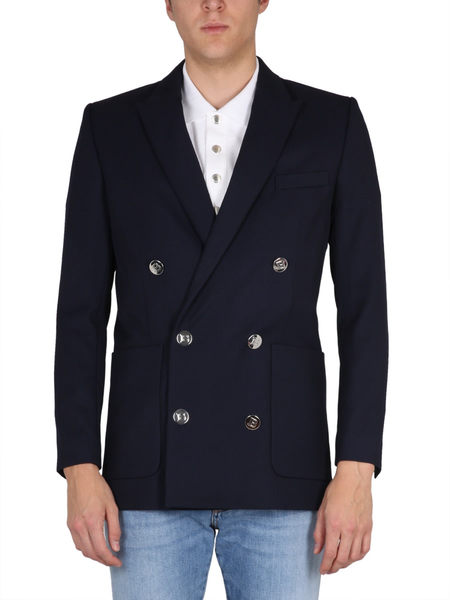 Blue Wool Blazer