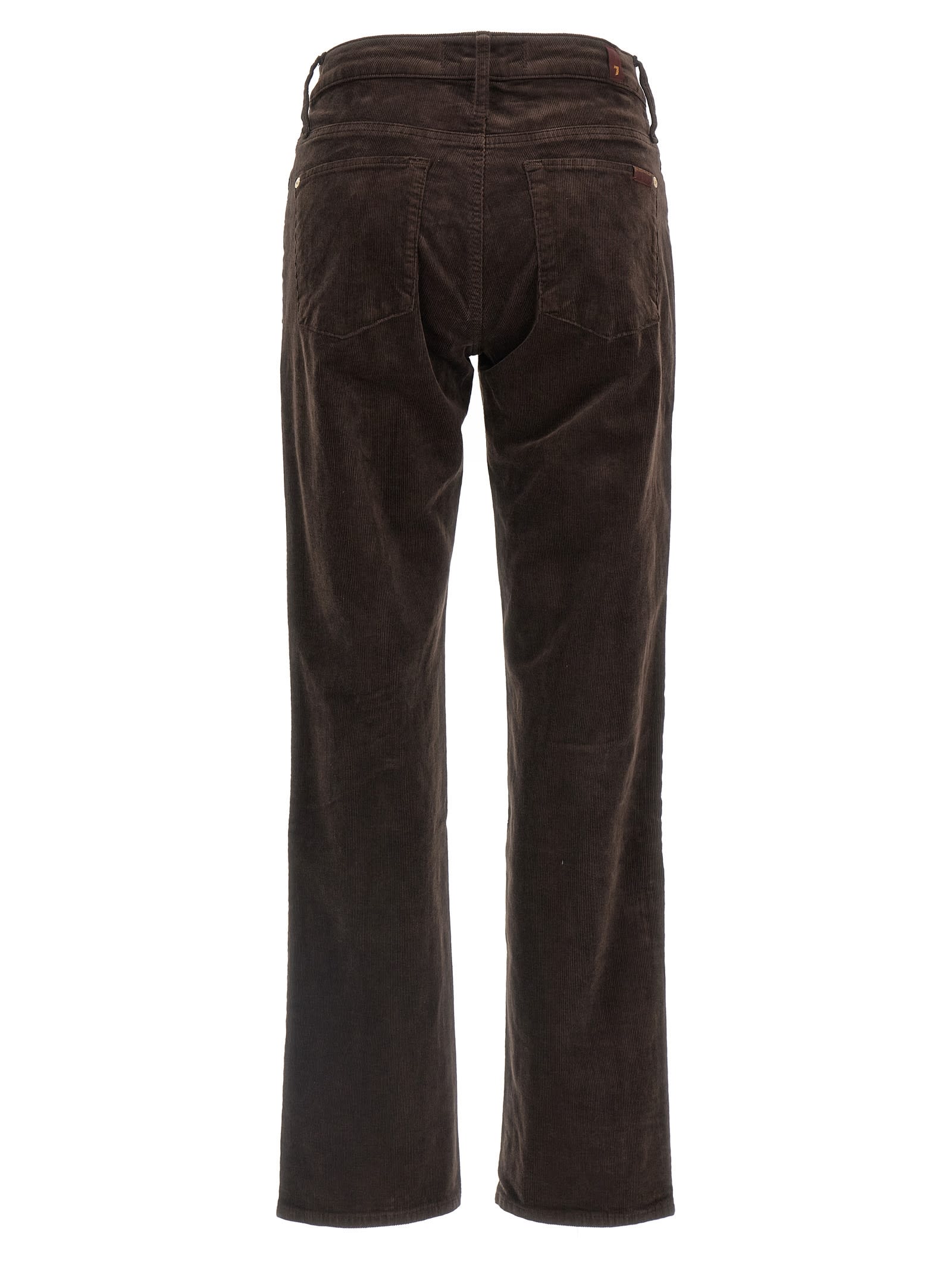 7 For All Mankind Calie Pants In Brown
