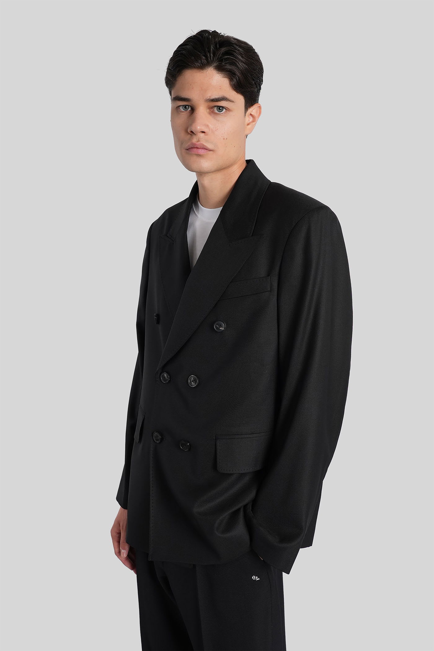Our Legacy Unconstructed Db Blazer In Black