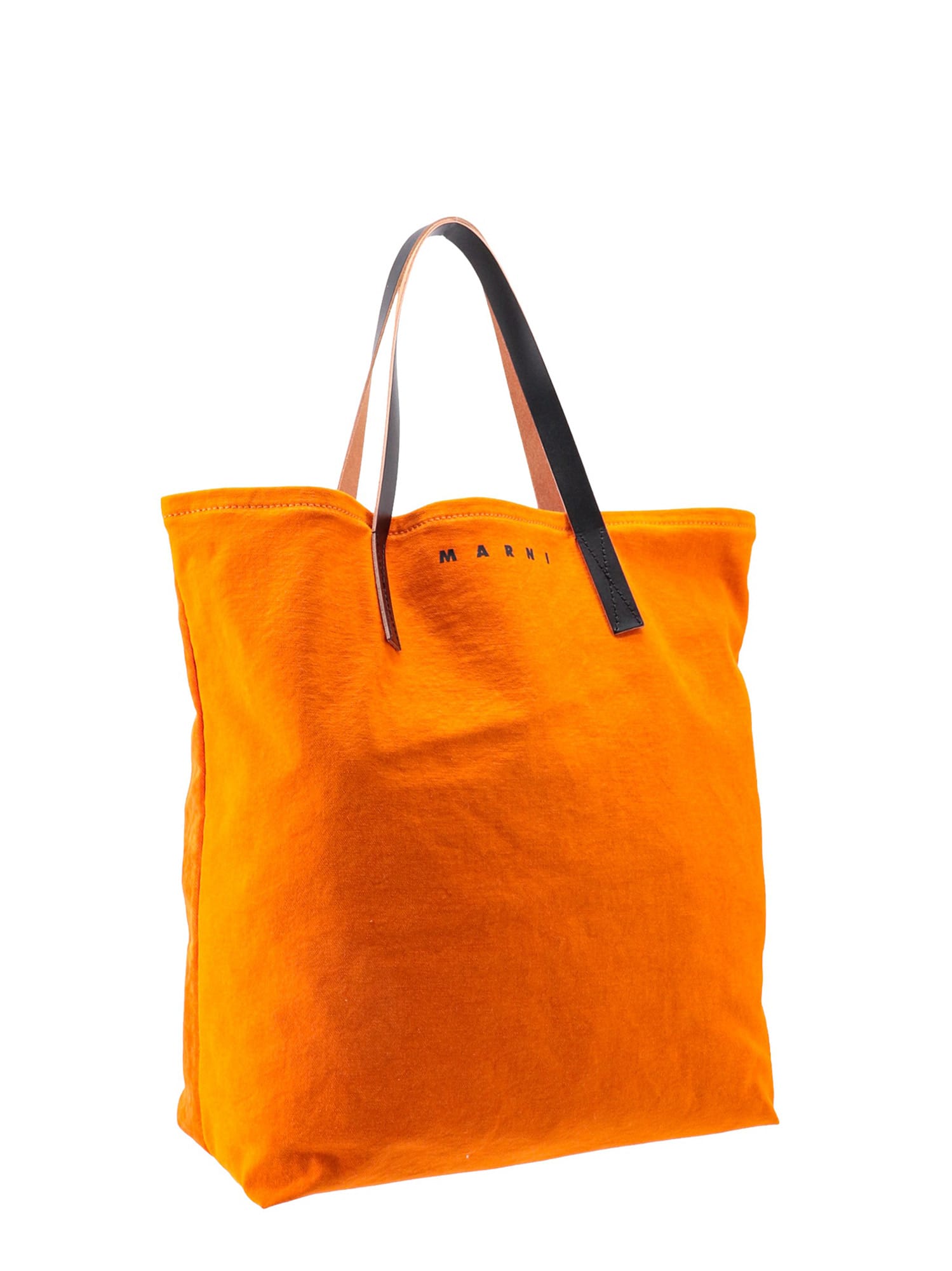 Shop Marni Shoulder Bag In Orange