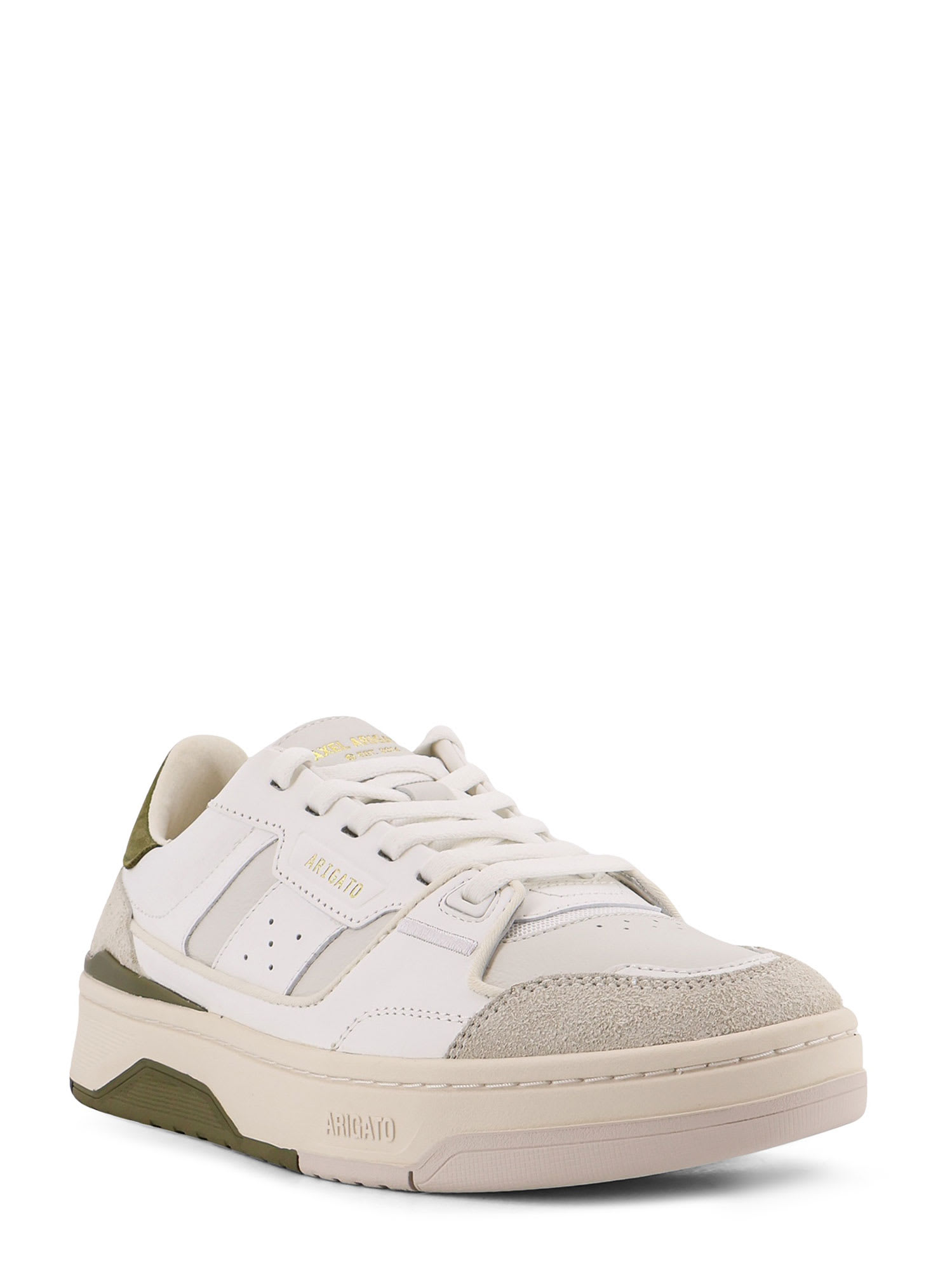 Axel Arigato Caly Low-top Leather And Suede Sneakers In White