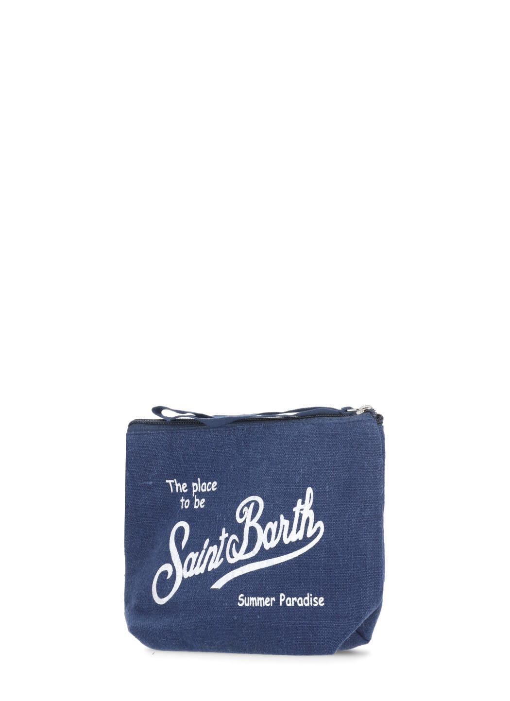 Shop Mc2 Saint Barth Aline Linen Pochette