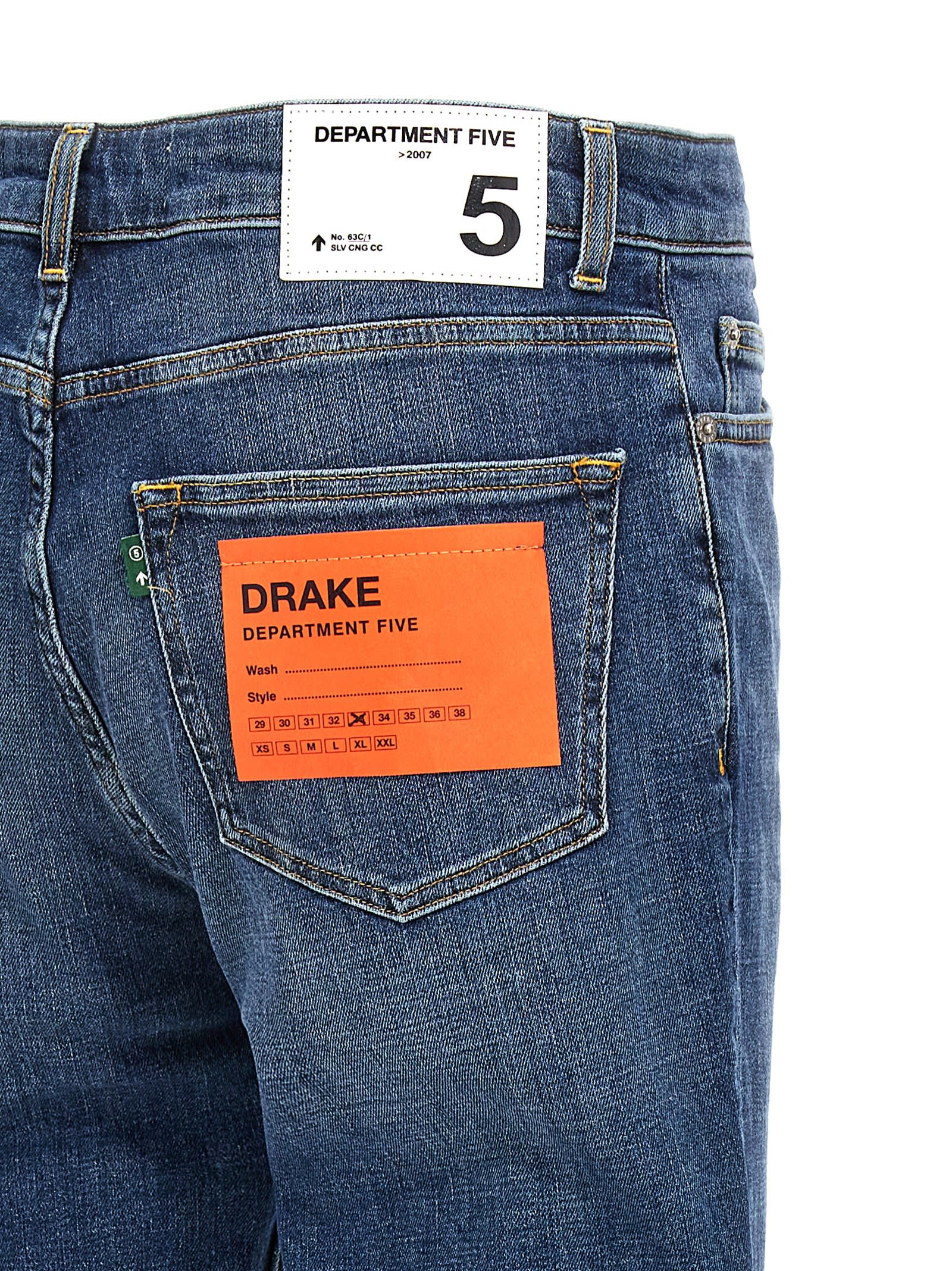 Shop Department Five Drake Jeans In Blue