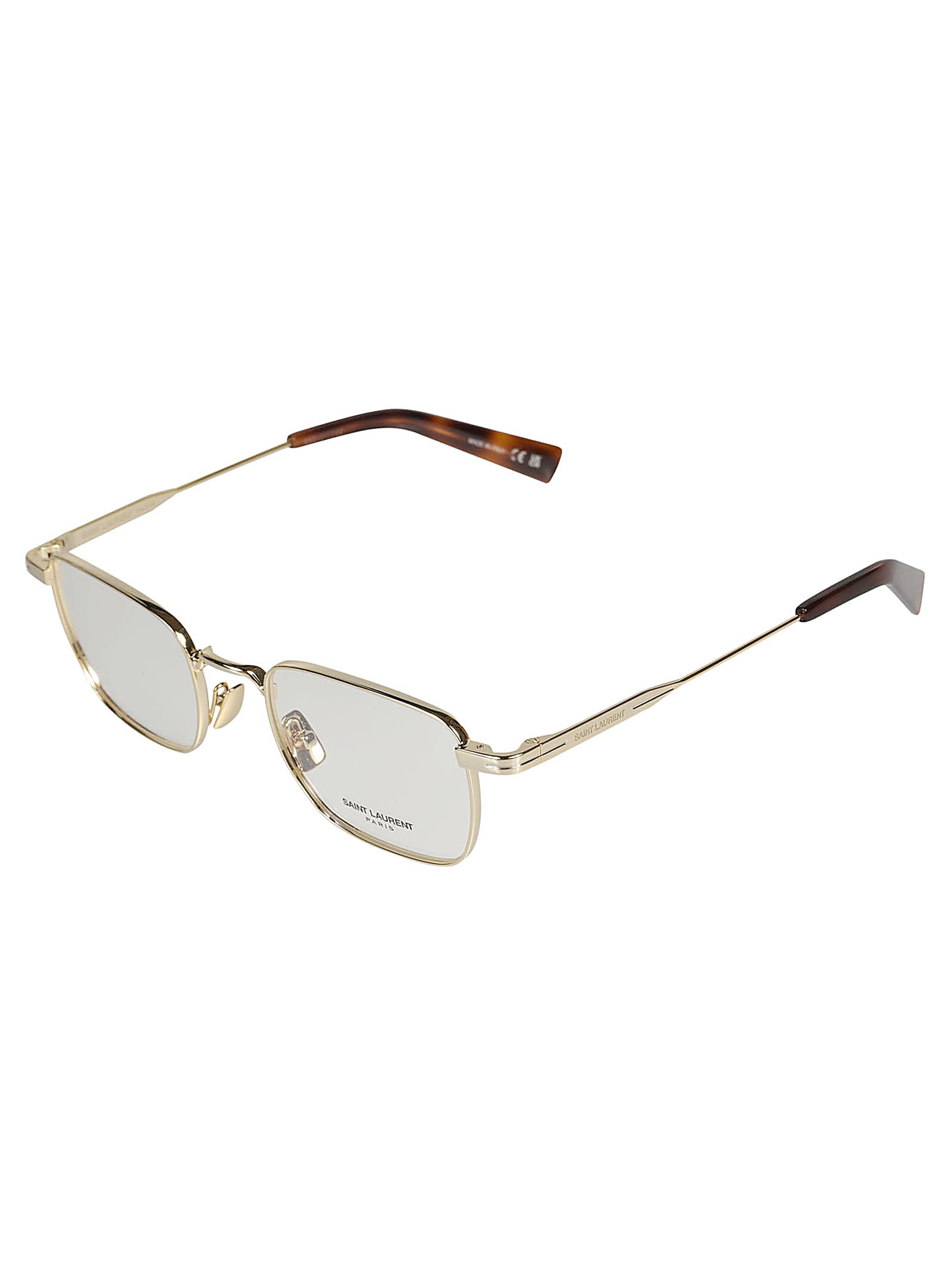 Saint Laurent Sl 729 Frame In Gold-gold-transparent