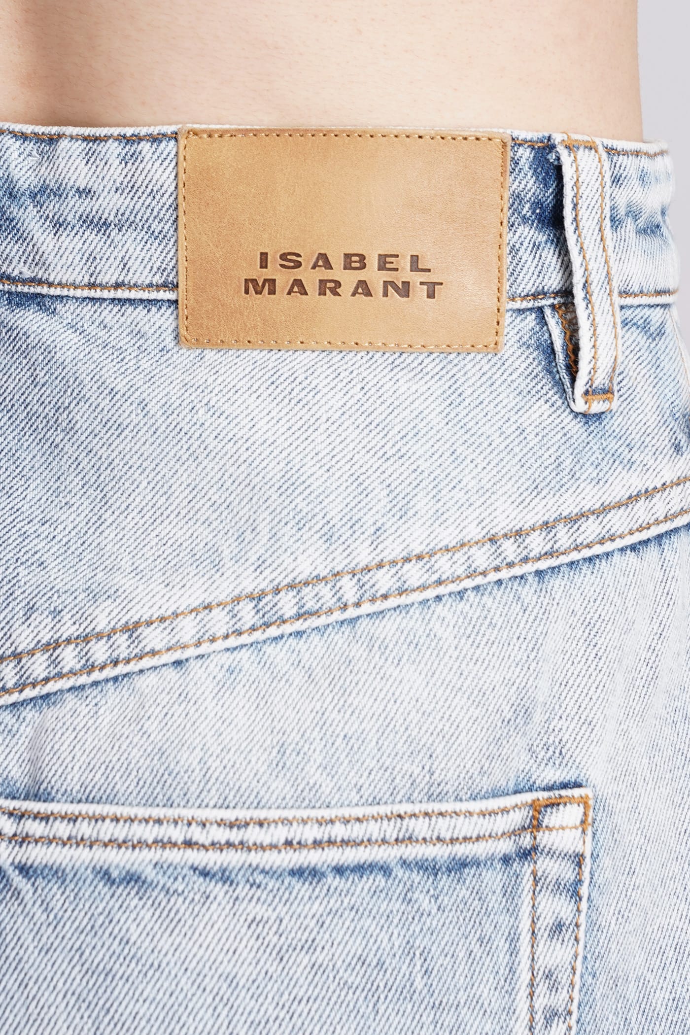 Shop Marant Etoile Jovany Shorts In Blue Cotton