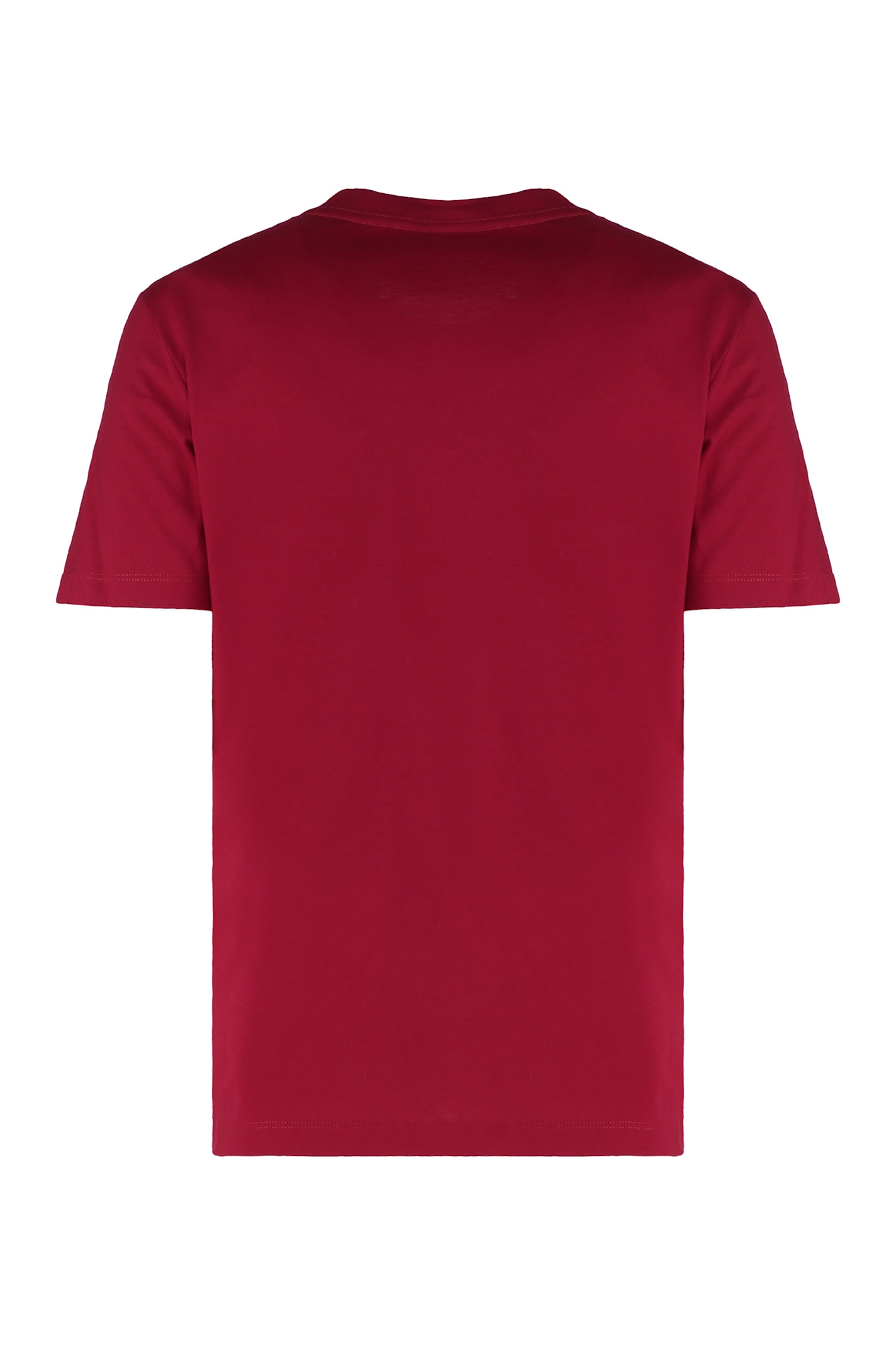 Versace Logo Print T-shirt In Red