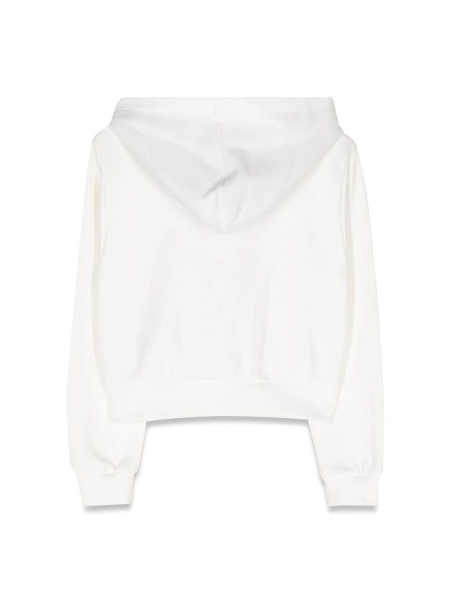 Shop Versace Sweatshirt In White
