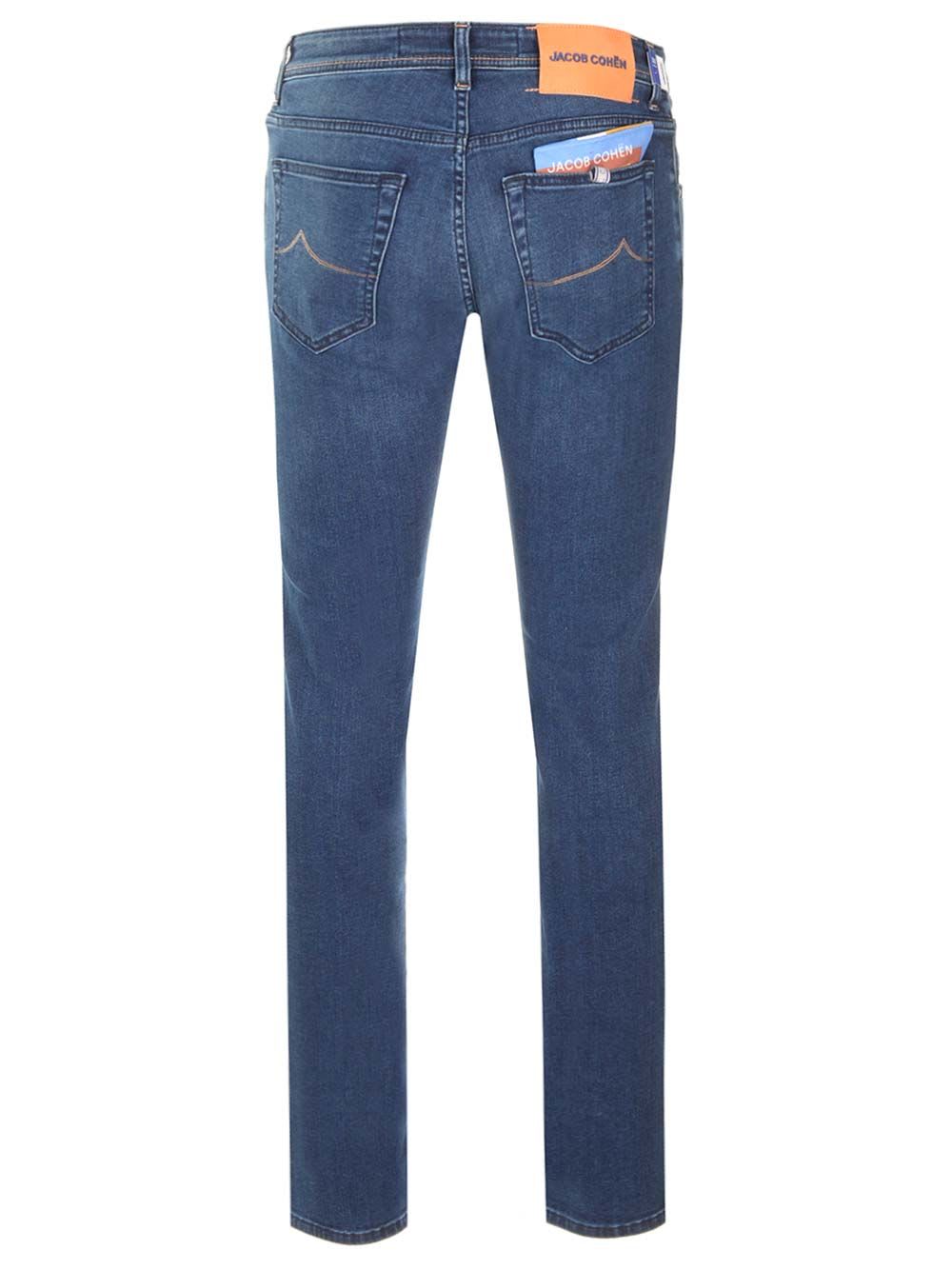 Shop Jacob Cohen Nick Slim Fit Jeans In Blue