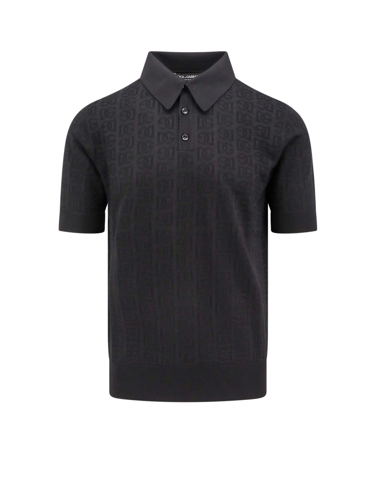 Shop Dolce & Gabbana Polo Shirt In Black