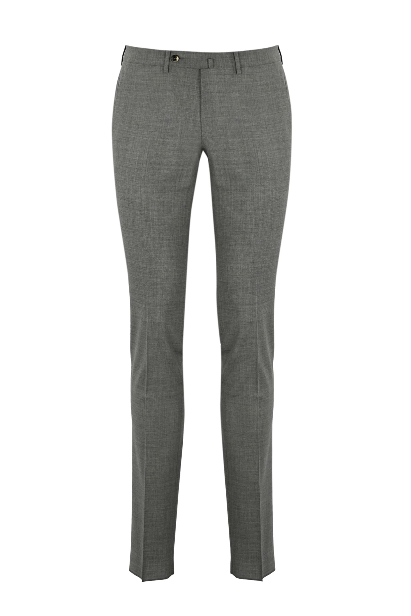 Shop Pt01 Cool Wool Trousers In Grigio