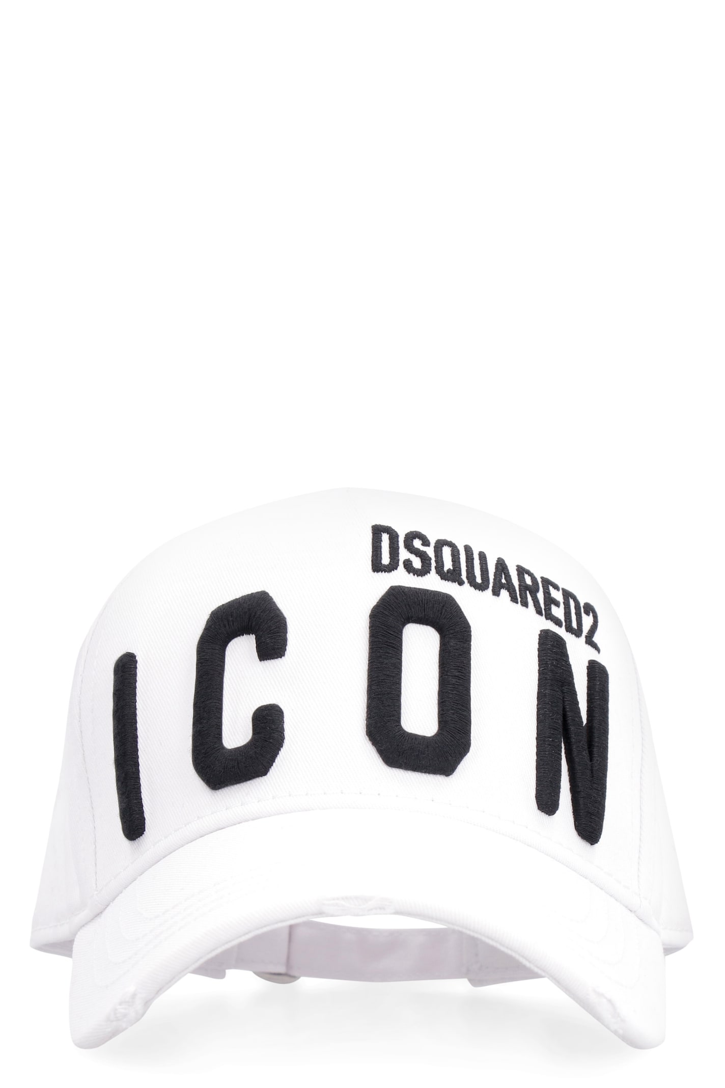 Dsquared2 Be Icon Baseball Cap In White