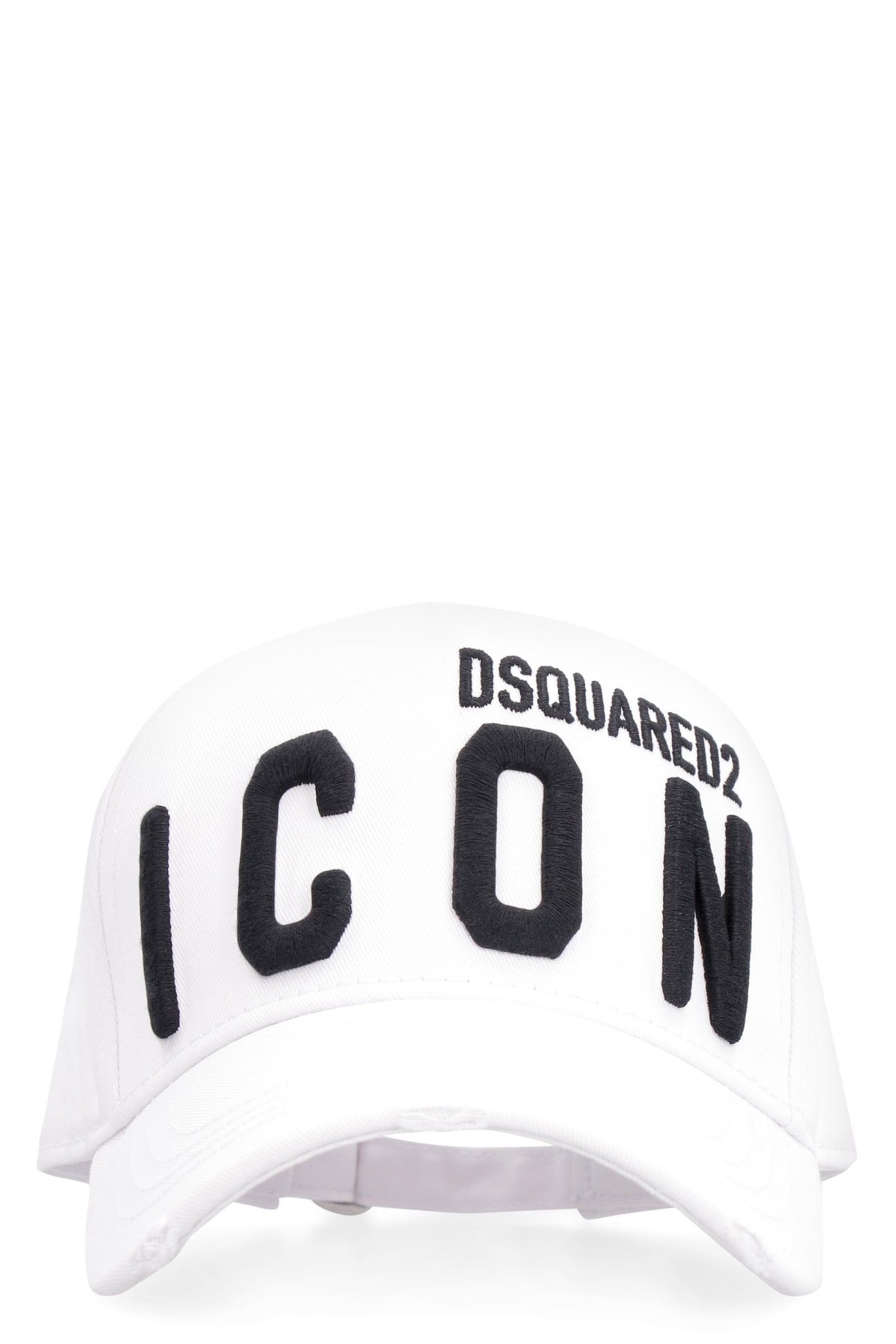 Shop Dsquared2 Be Icon Baseball Cap In White