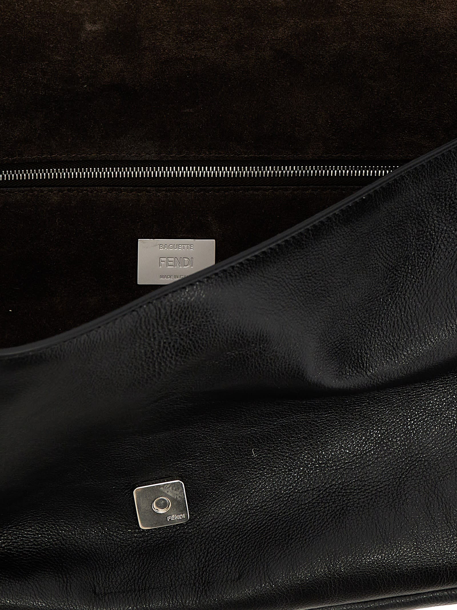 Fendi Baguette Chain Large Shoulder Bag