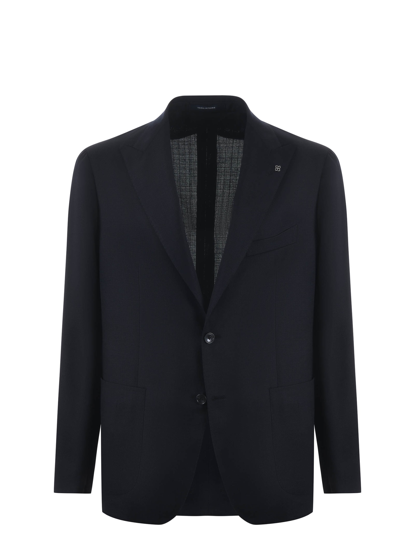 Shop Tagliatore Jacket In Blue