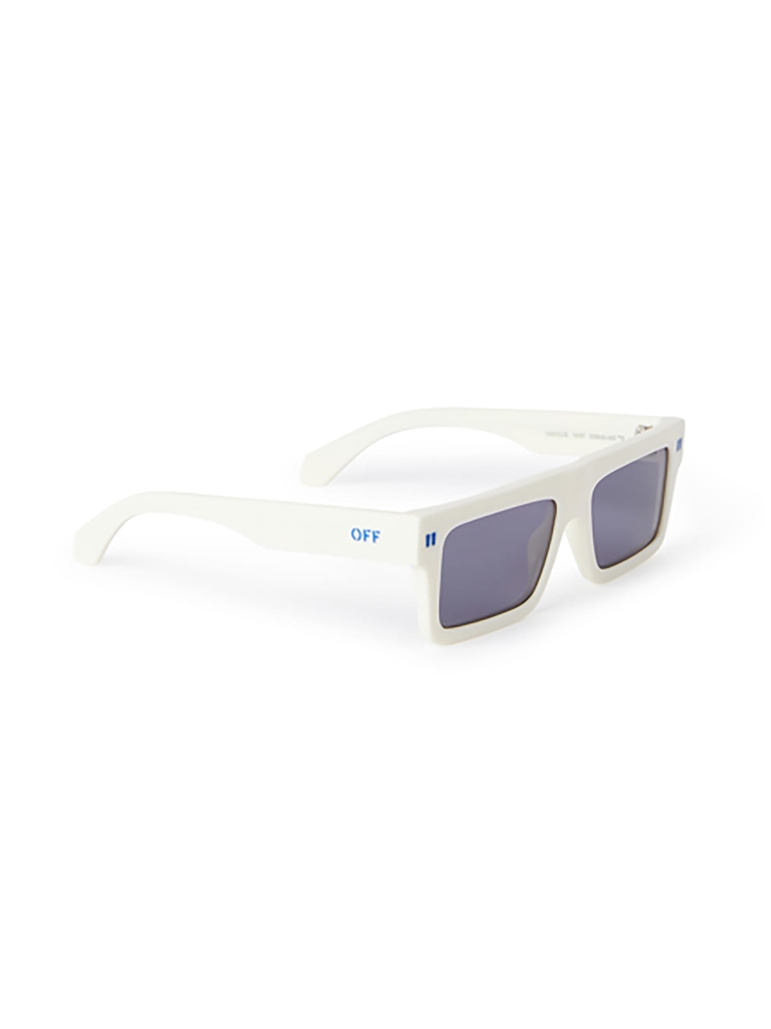 Off-white Oeri13z Chandler Sunglasses Sunglasses In White Dark Grey