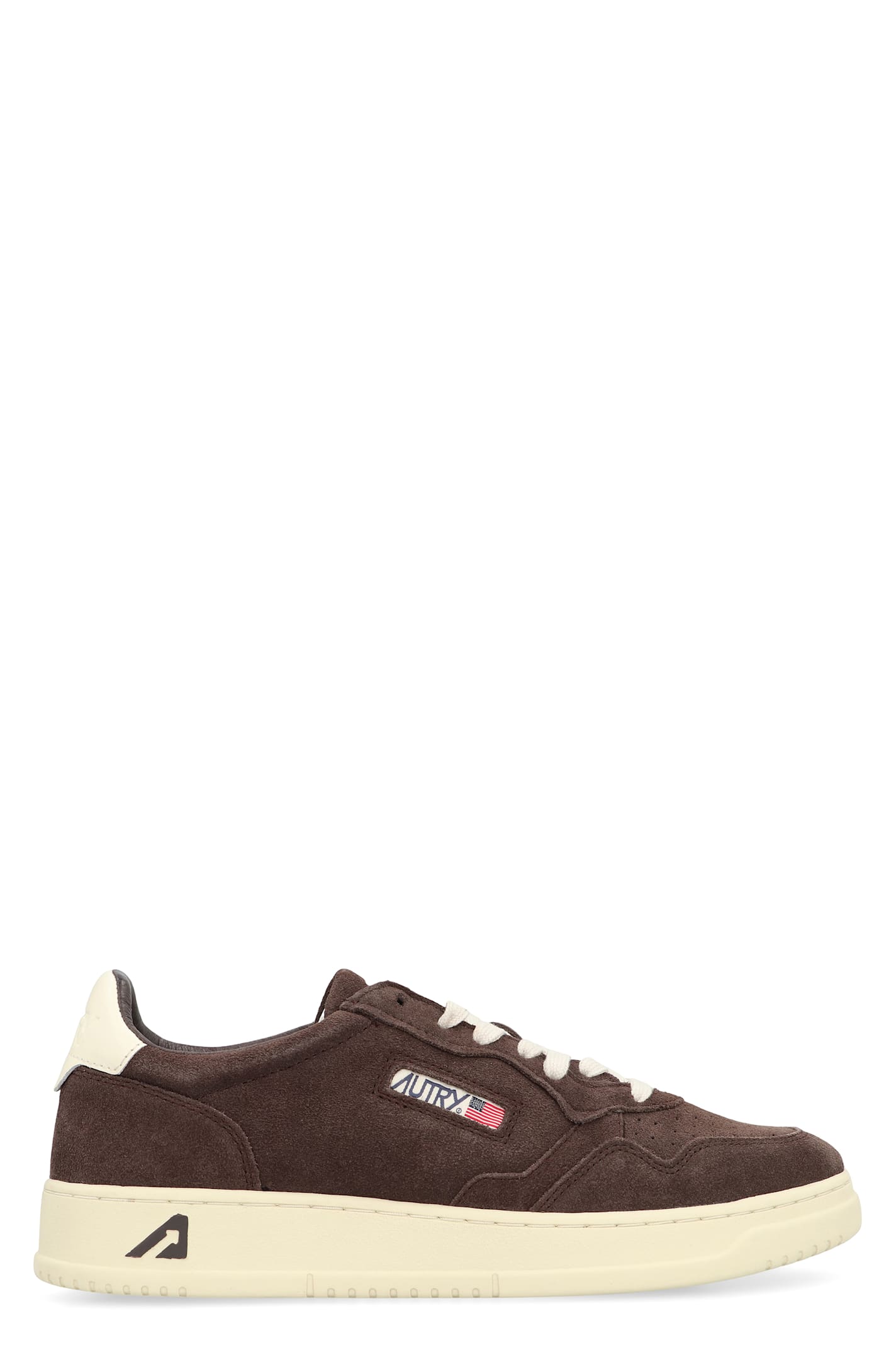Autry "medalist" Low Sneaker In Brown