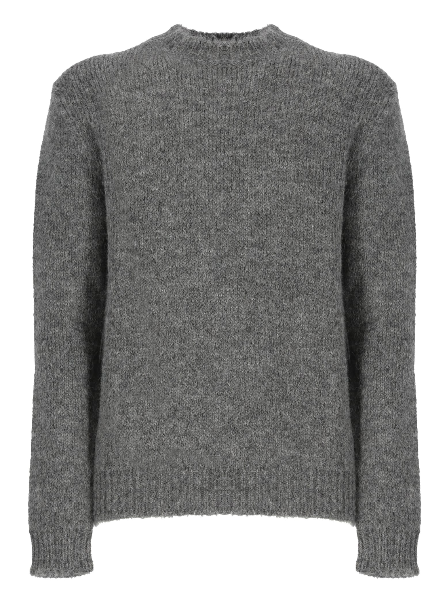 Shop Jil Sander Alpaca Jumper In Grey