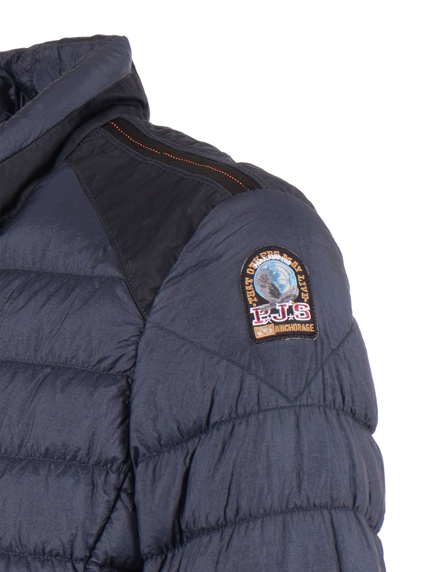 Parajumpers Wilfred Quilted Jacket In Blue