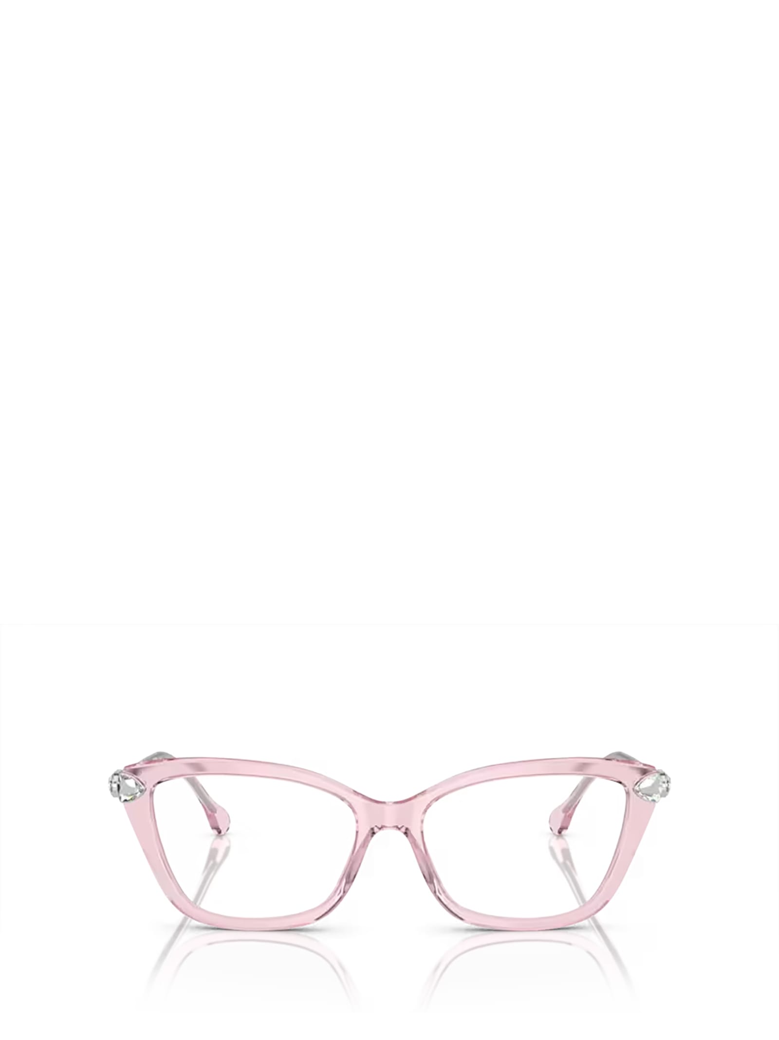 Swarovski Sk2011 Transparent Pink Glasses