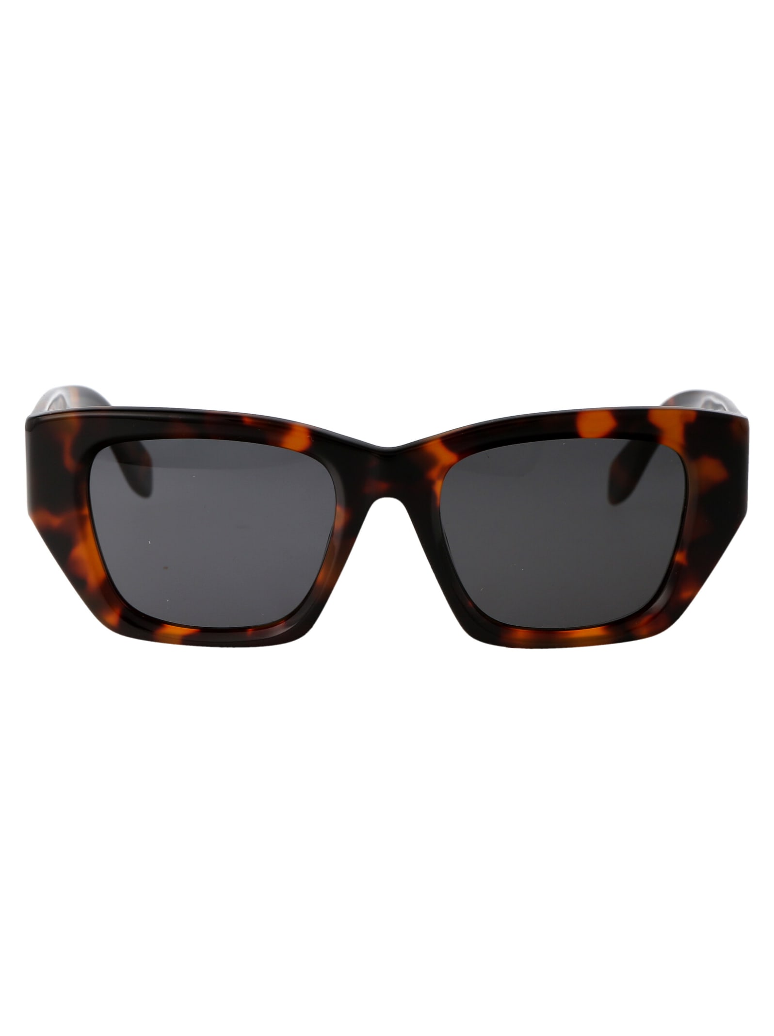 Shop Palm Angels Hinkley Sunglasses In 6007 Havana