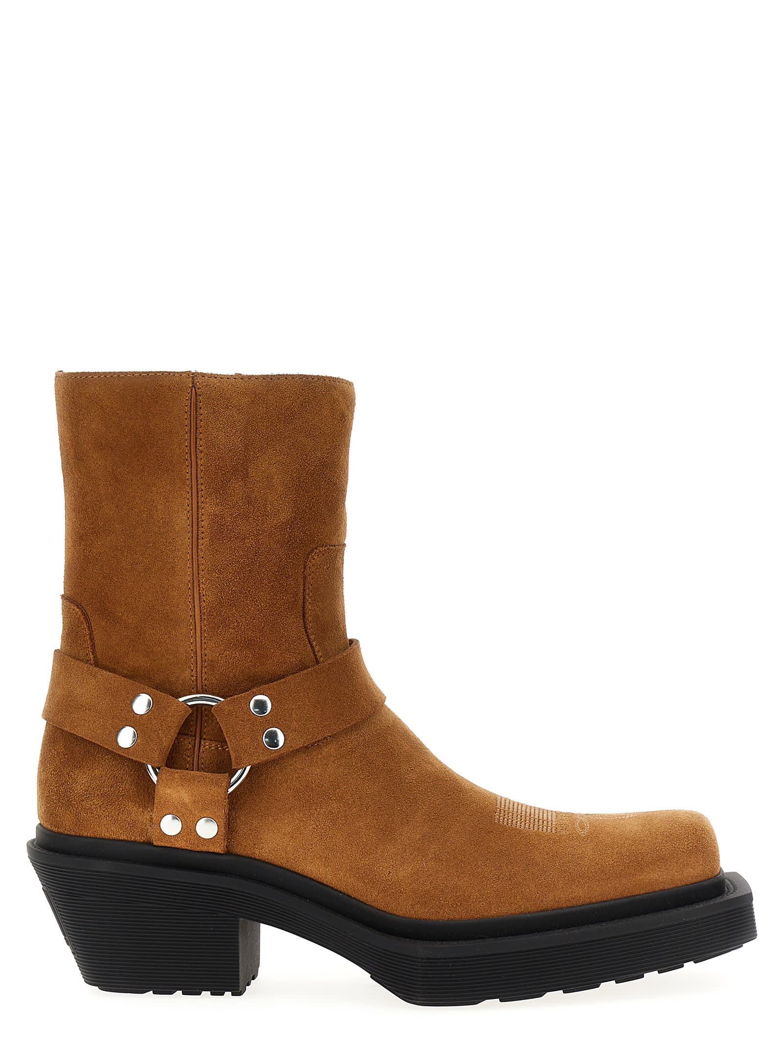 neo Western Harness Ankle Boots
