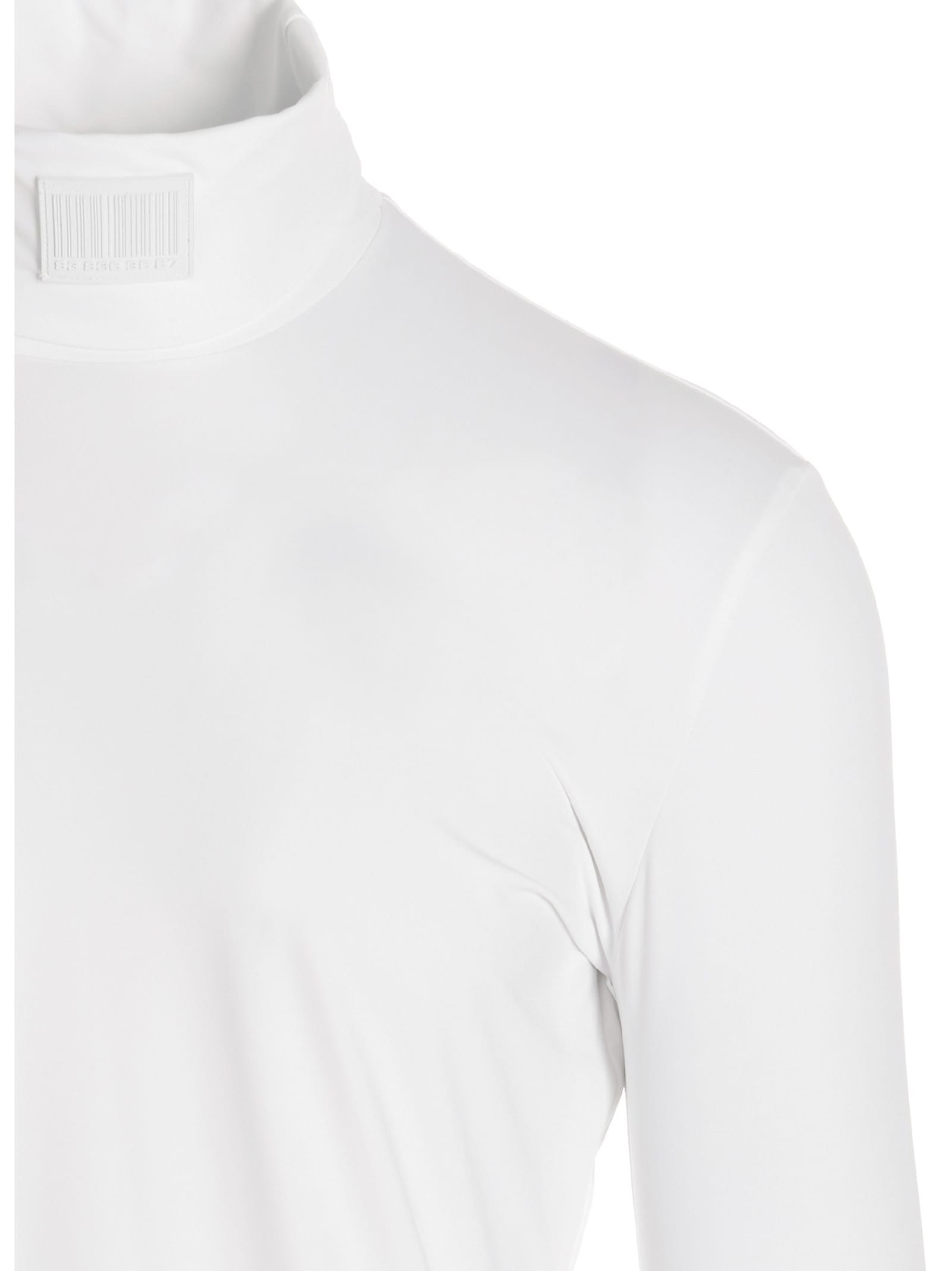 Shop Vtmnts Logo Lycra Sweater In White