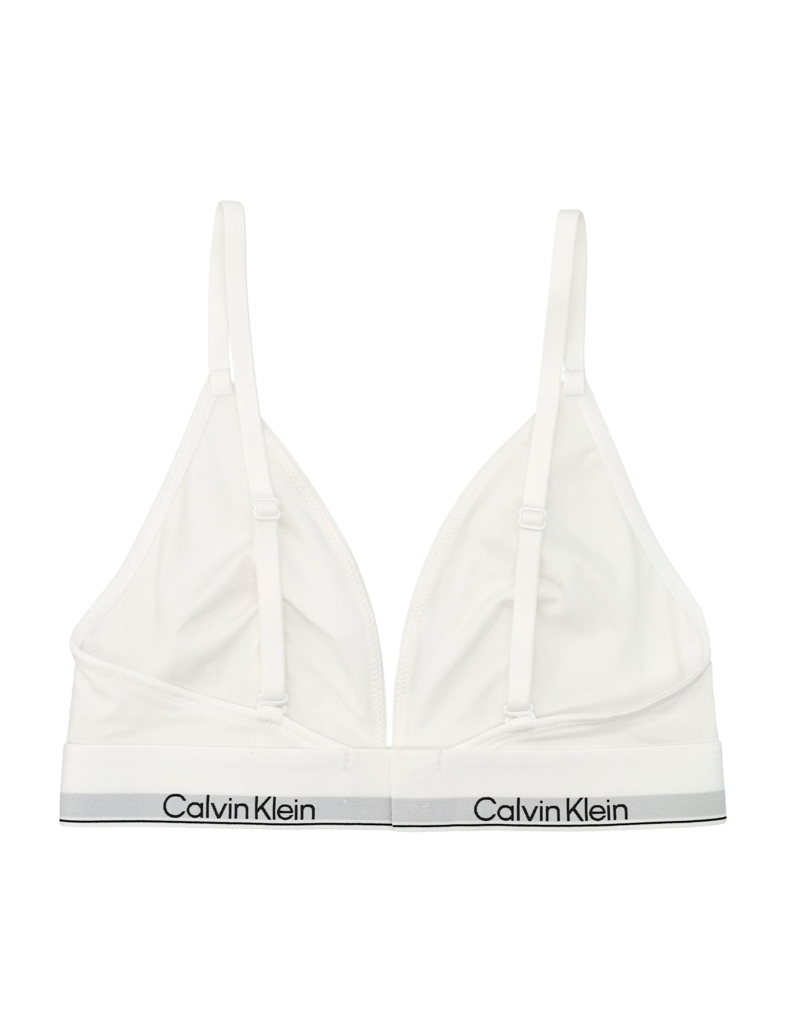 Calvin Klein Icon Cotton Modal Triangle Bralette In White