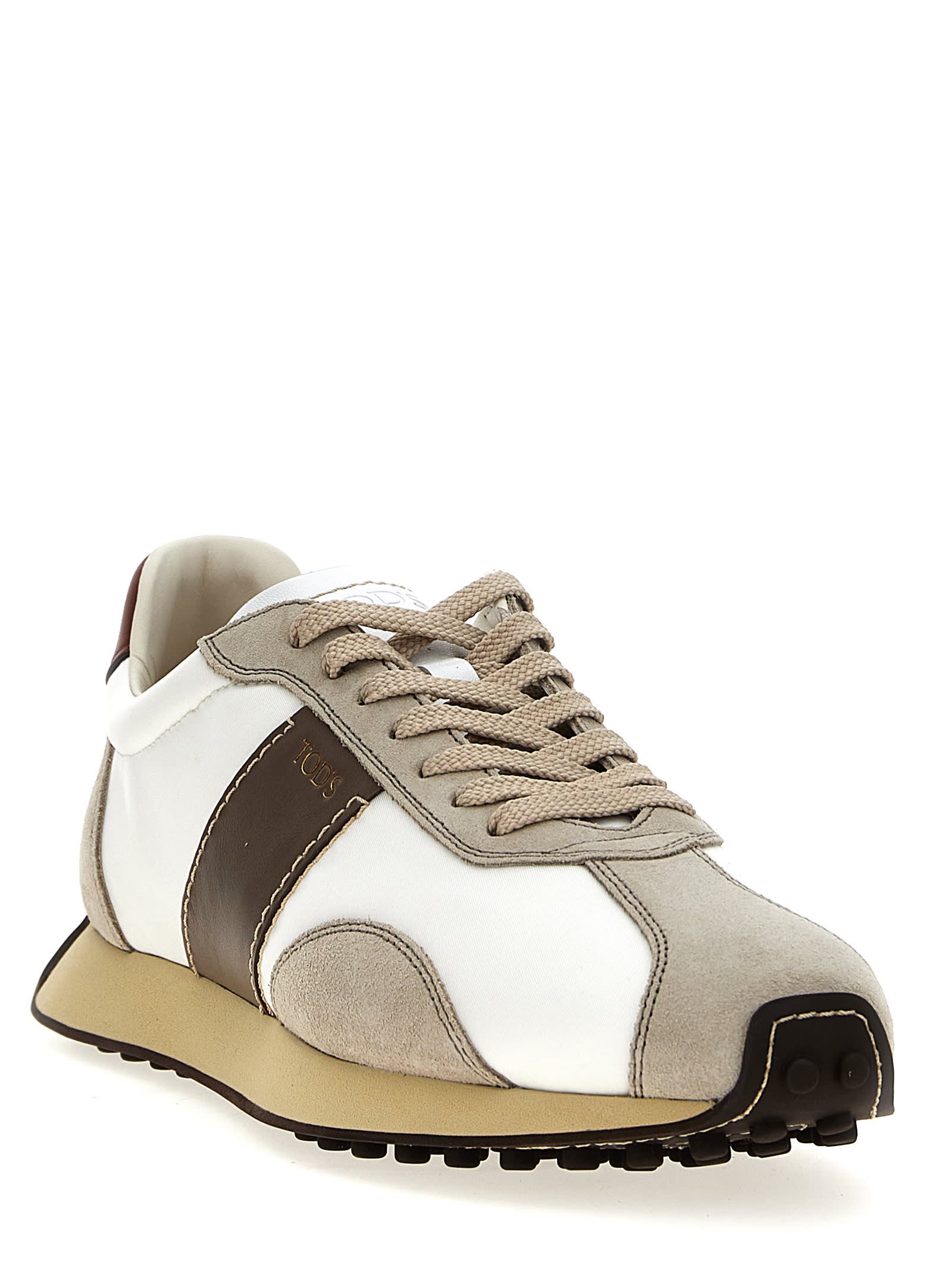 Shop Tod's T Vintage Sneakers In Multicolor