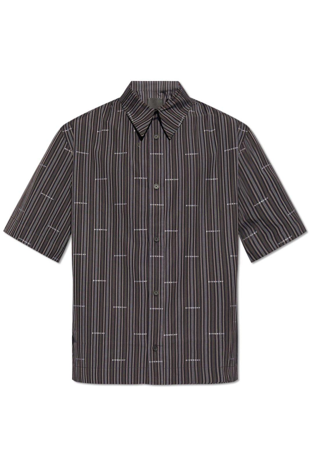 Striped Short-sleeved Shirt