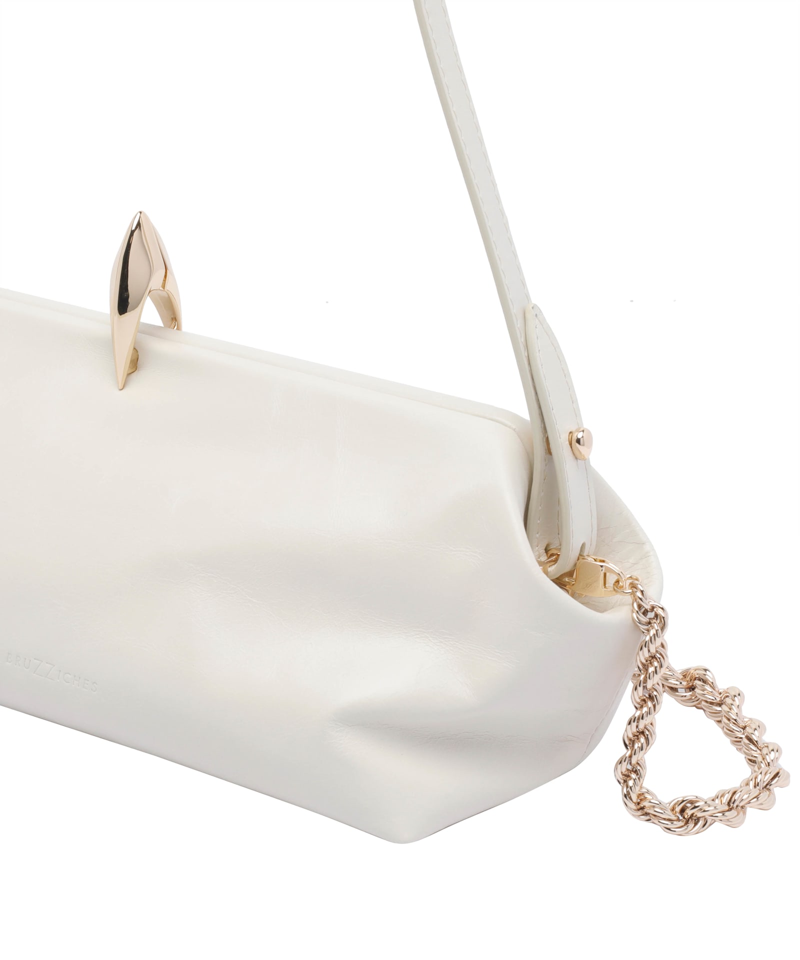 Benedetta Bruzziches Sophia La Petite Shoulder Bag In White