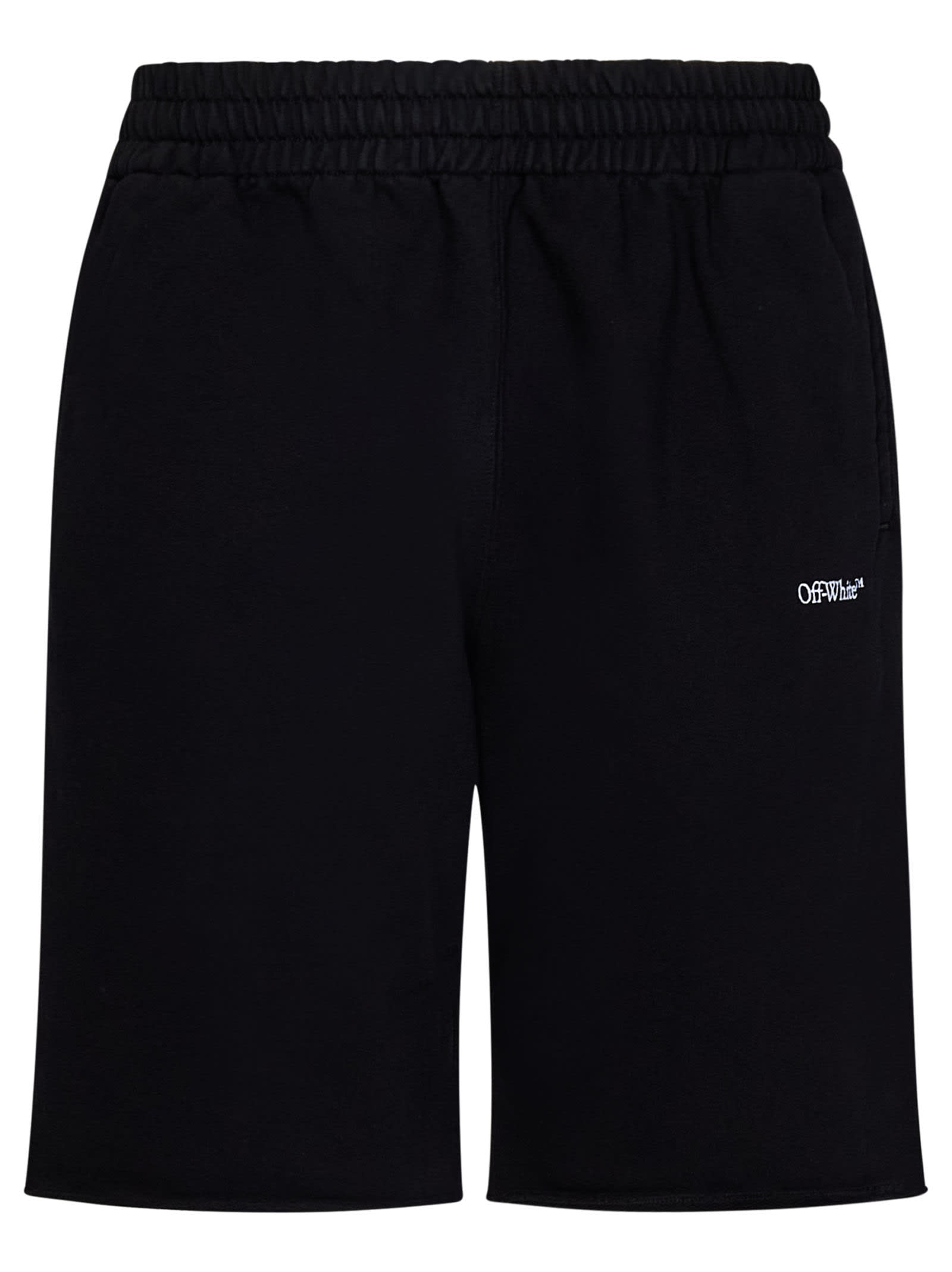 OFF-WHITE SCRIBBLE DIAG SHORTS