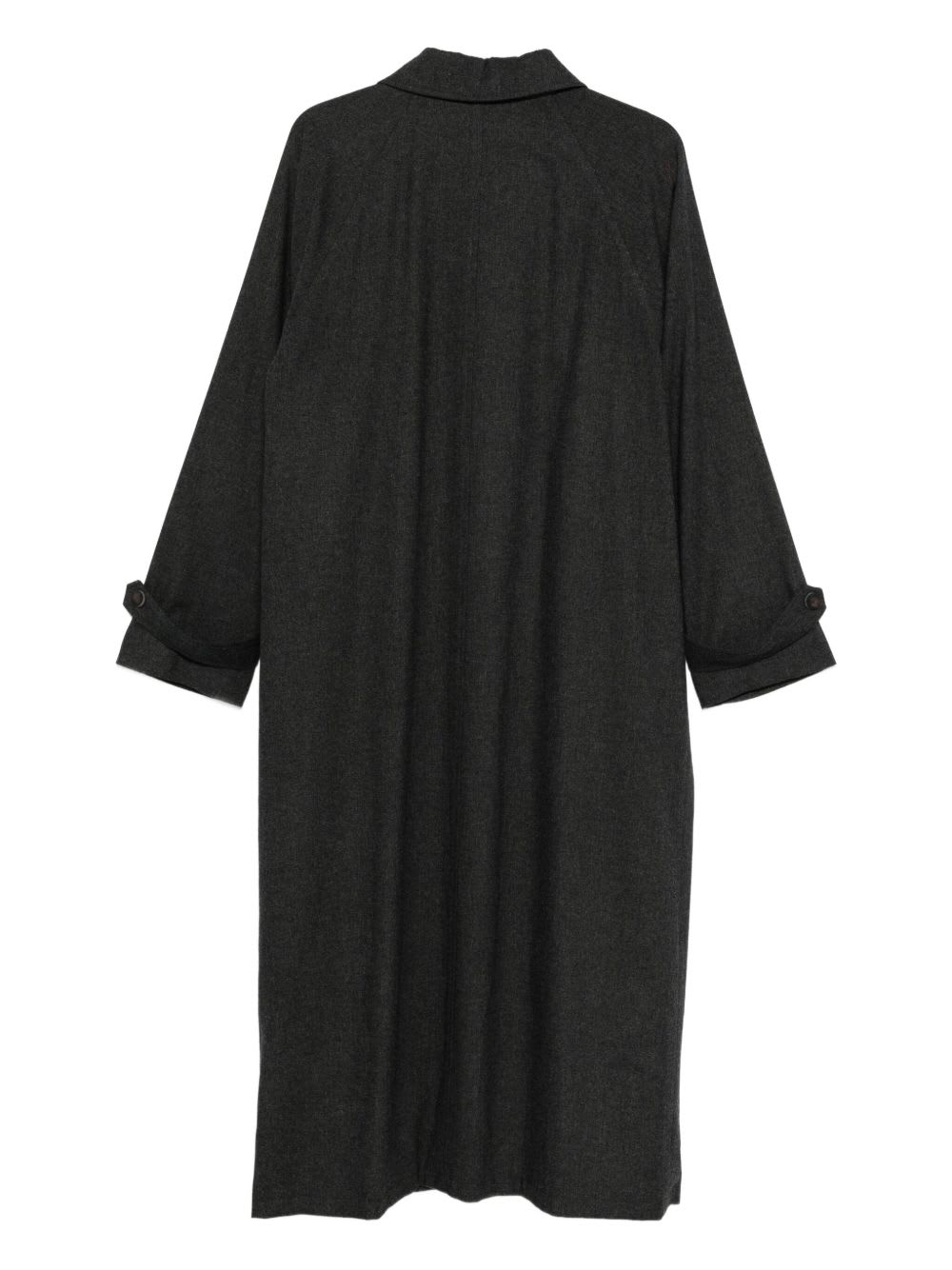 Alysi Oversized Trench Coat In Gray