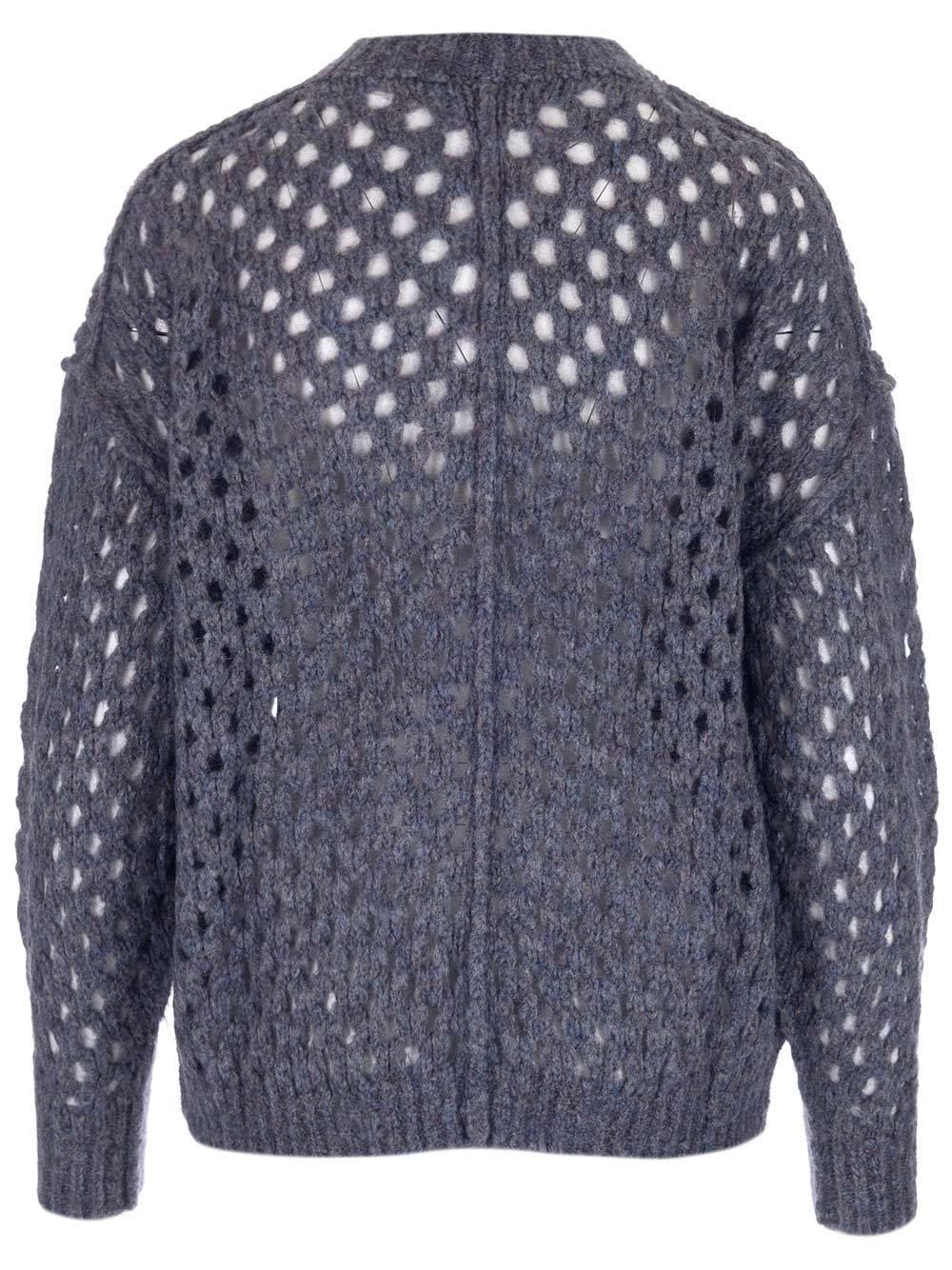 Isabel Marant Étoile Open-knit Round Neck Sweater