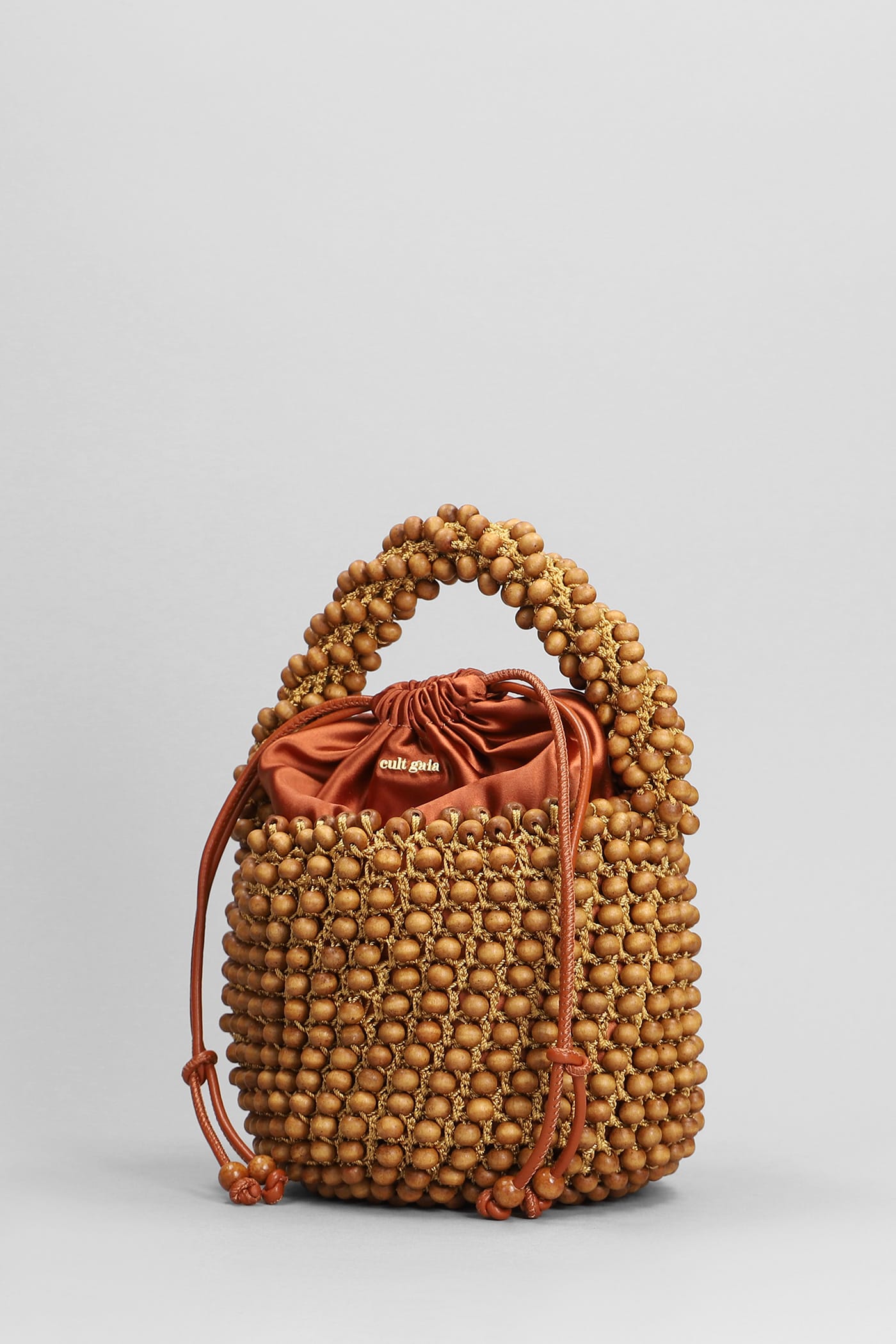 Shop Cult Gaia Cora Hand Bag In Brown Wood