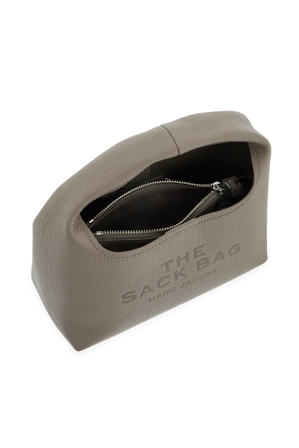 Marc Jacobs The Mini Logo Printed Sack Bag In Cement