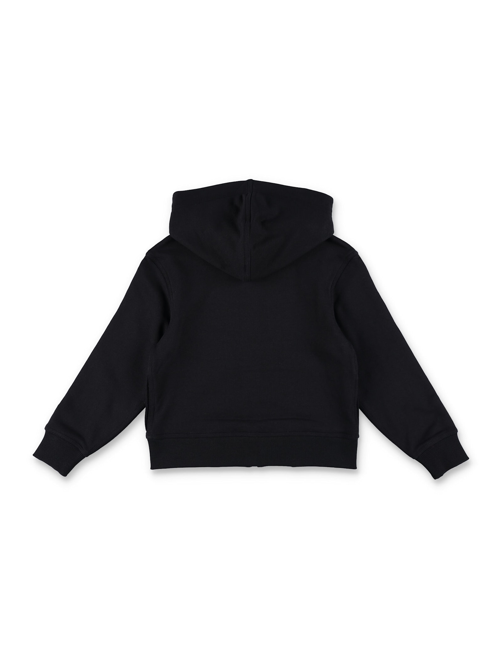 Burberry Kid - Check Trim Zip Hoodie In Black