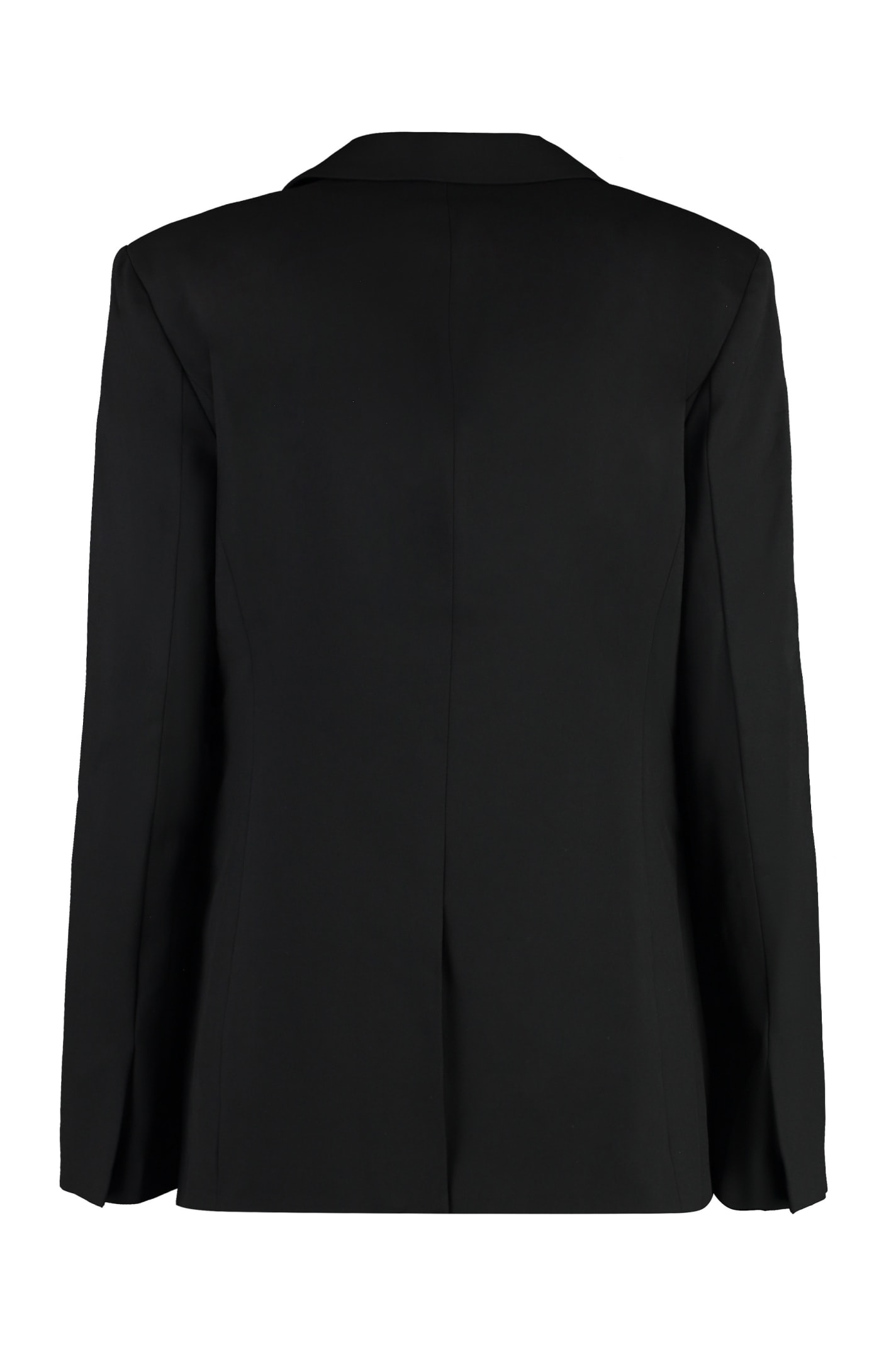 Shop Calvin Klein Single-breasted Jacket In Black