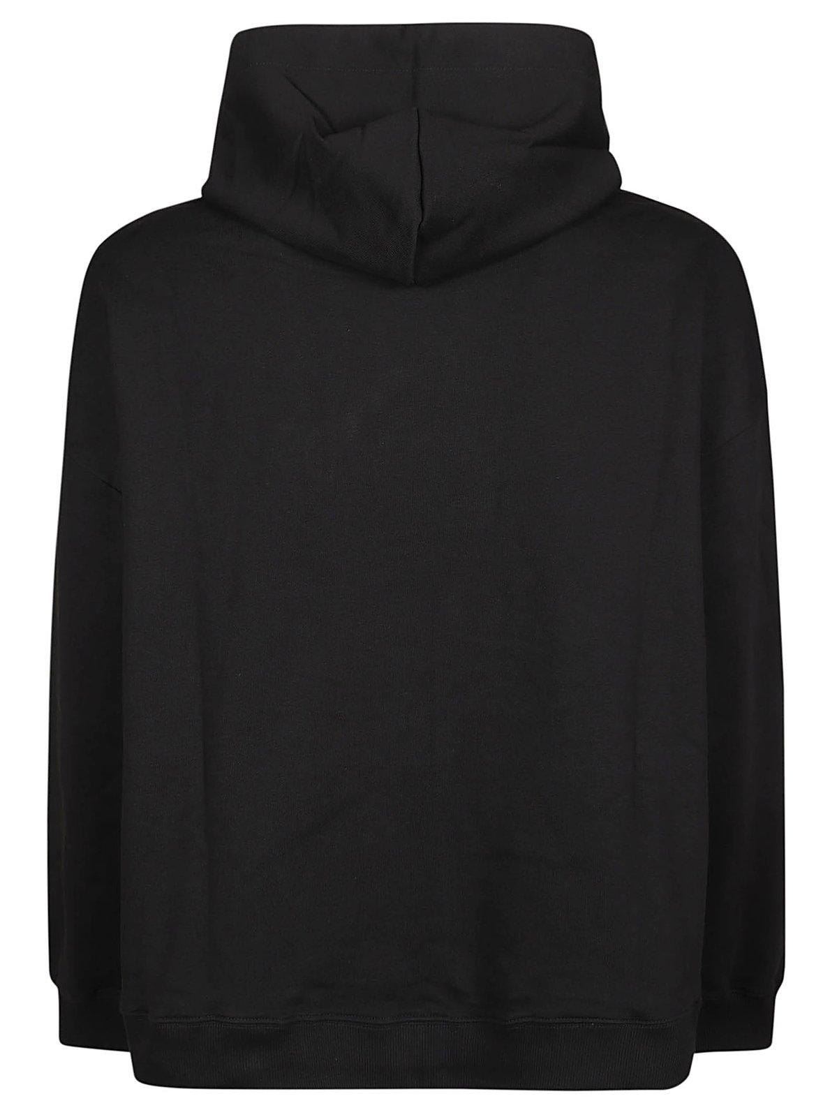 Shop Gcds Duck Hoodie In Black