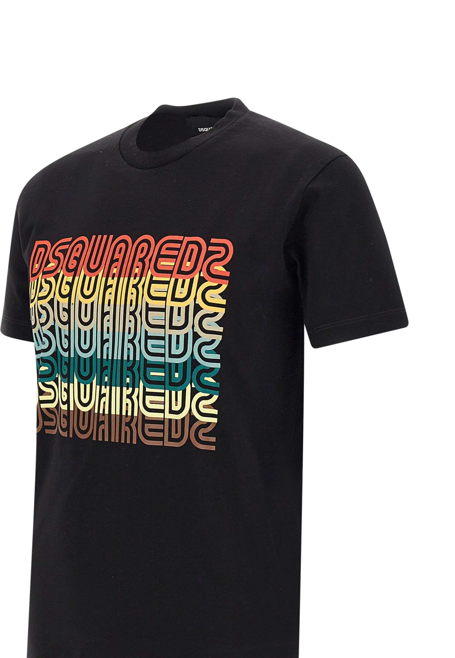 Dsquared2 Skater Fit Tee Cotton T-shirt In Black | ModeSens