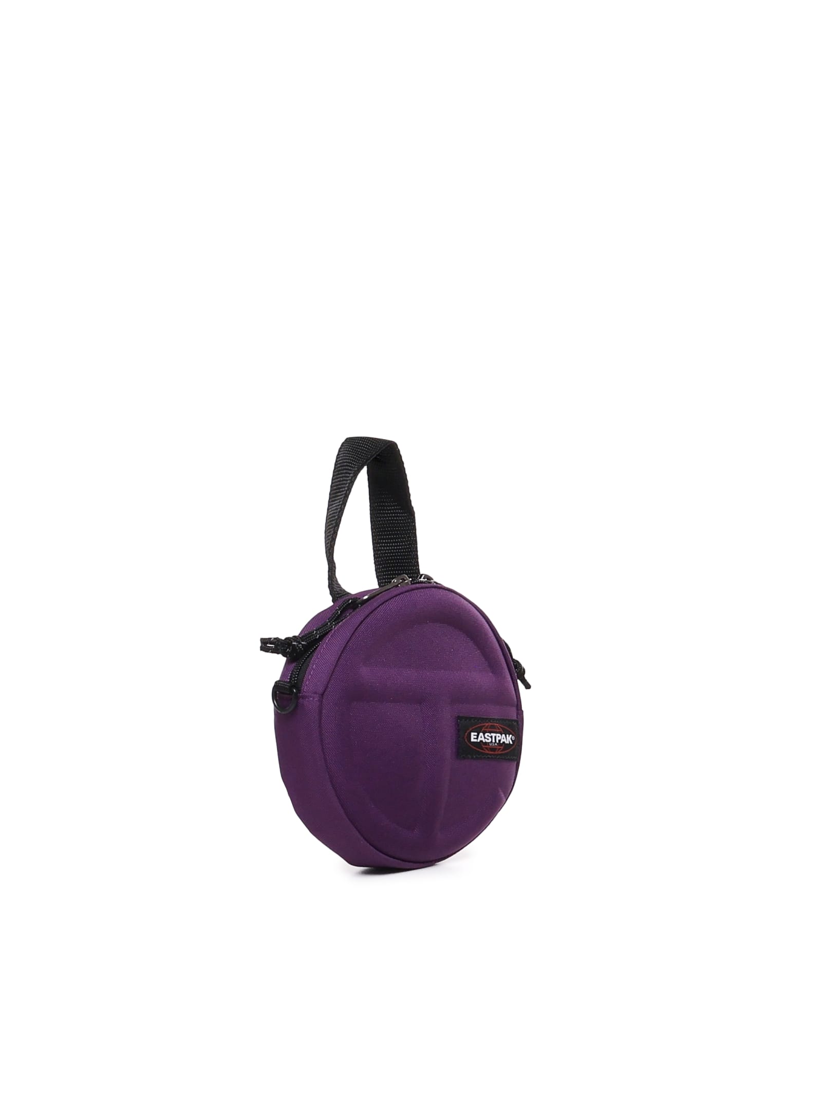 Telfar Circle Bag In Technical Fabric With Logo