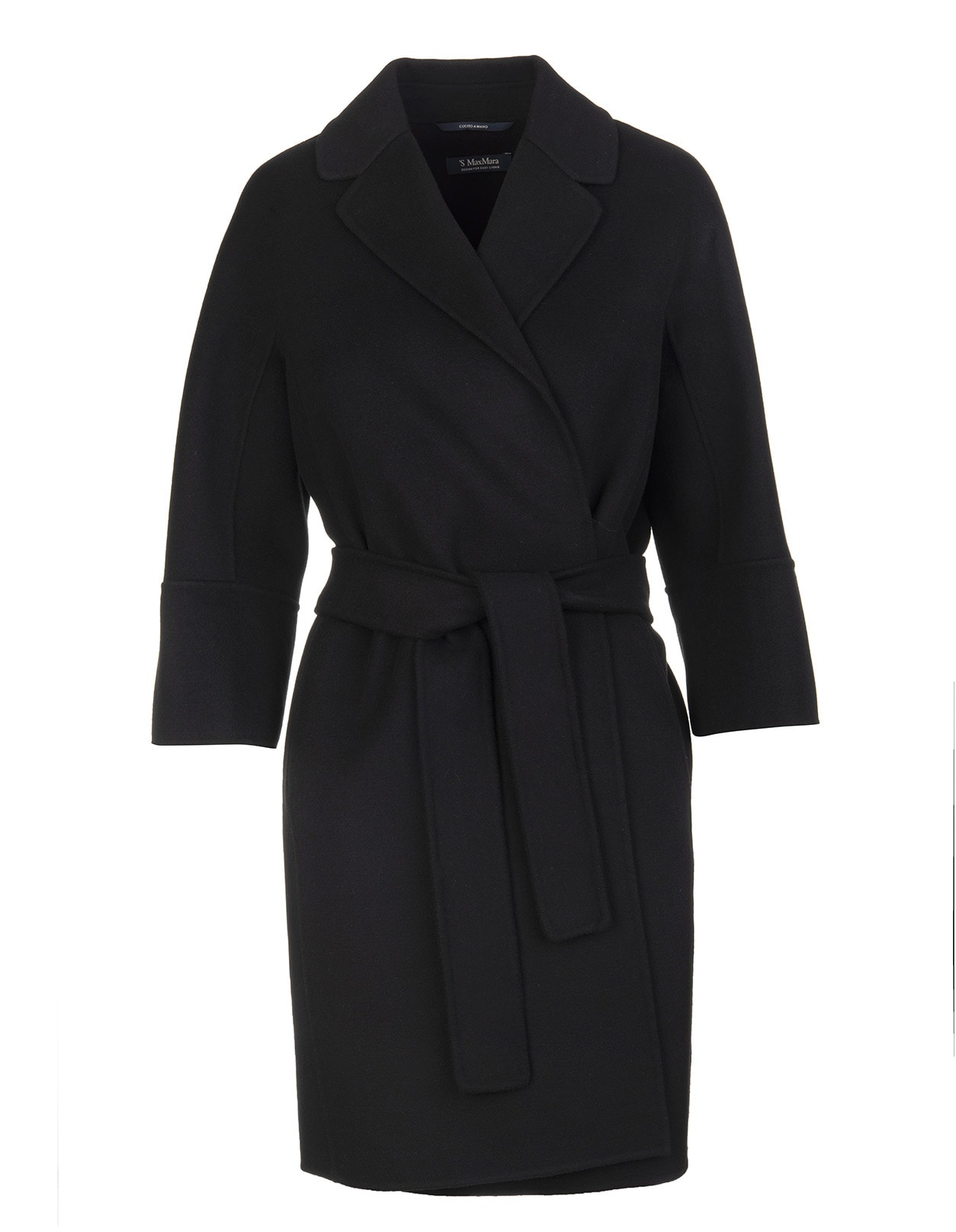 S Max Mara Black Arona Coat | Coshio Online Shop